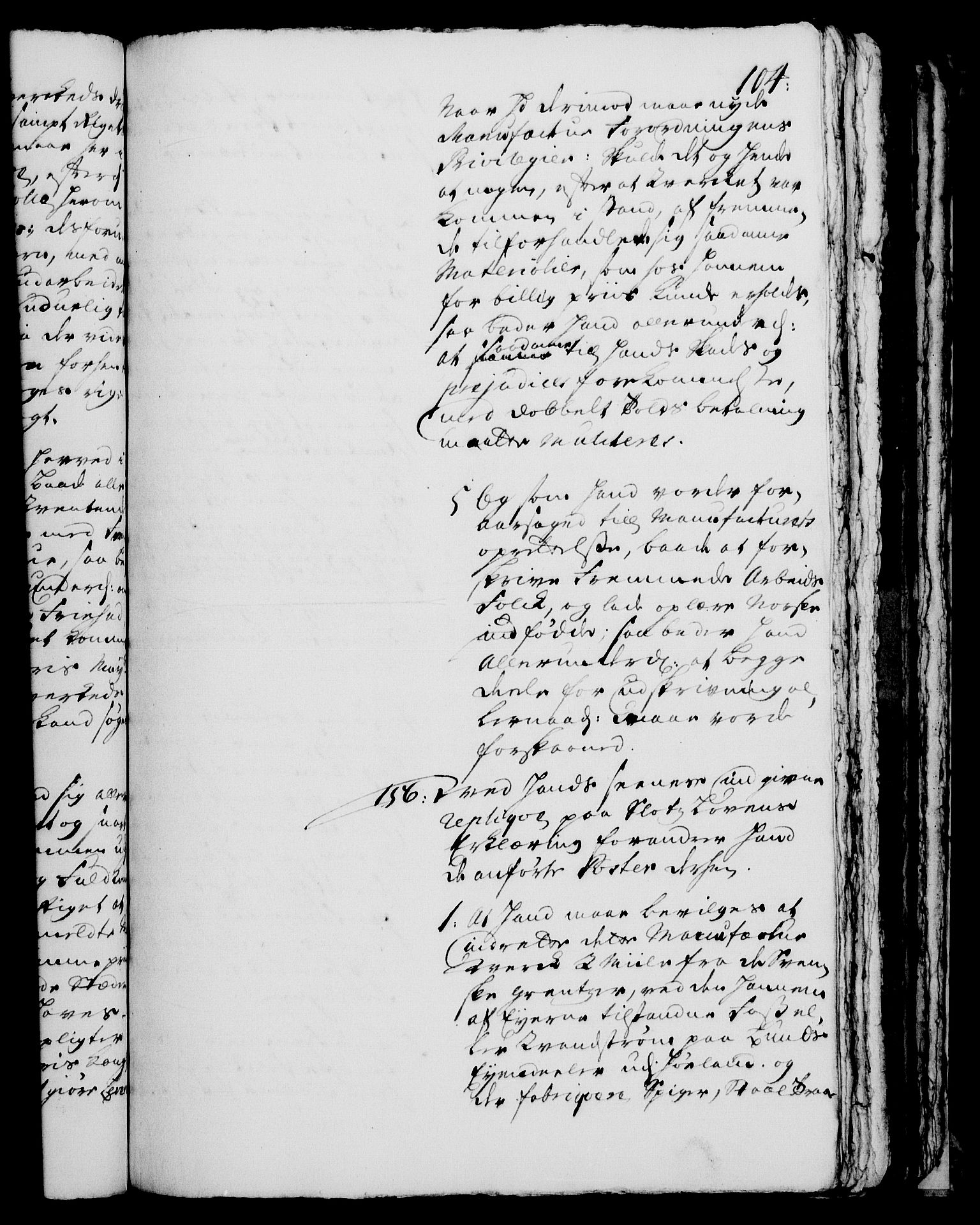 Rentekammeret, Kammerkanselliet, RA/EA-3111/G/Gh/Gha/L0001: Norsk ekstraktmemorialprotokoll, sak. 1-375 (merket RK 53.46), 1720, s. 104
