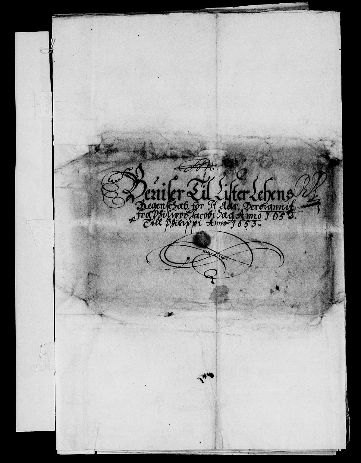 Rentekammeret inntil 1814, Reviderte regnskaper, Lensregnskaper, RA/EA-5023/R/Rb/Rbr/L0019: Lista len, 1650-1653