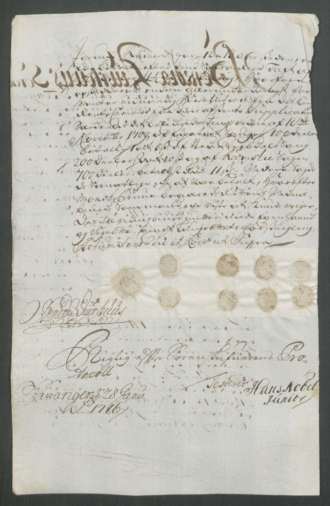 Rentekammeret inntil 1814, Reviderte regnskaper, Fogderegnskap, RA/EA-4092/R46/L2738: Fogderegnskap Jæren og Dalane, 1713-1714, s. 287