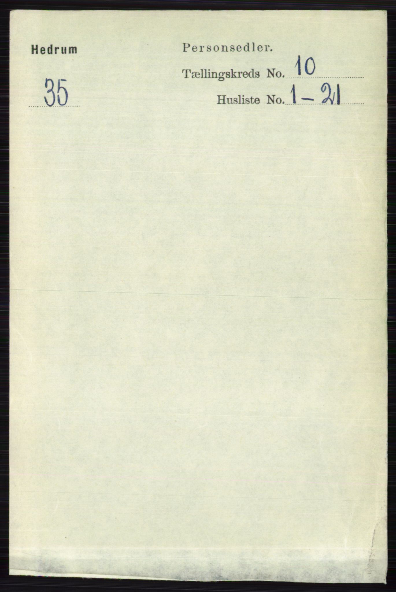 RA, Folketelling 1891 for 0727 Hedrum herred, 1891, s. 4389