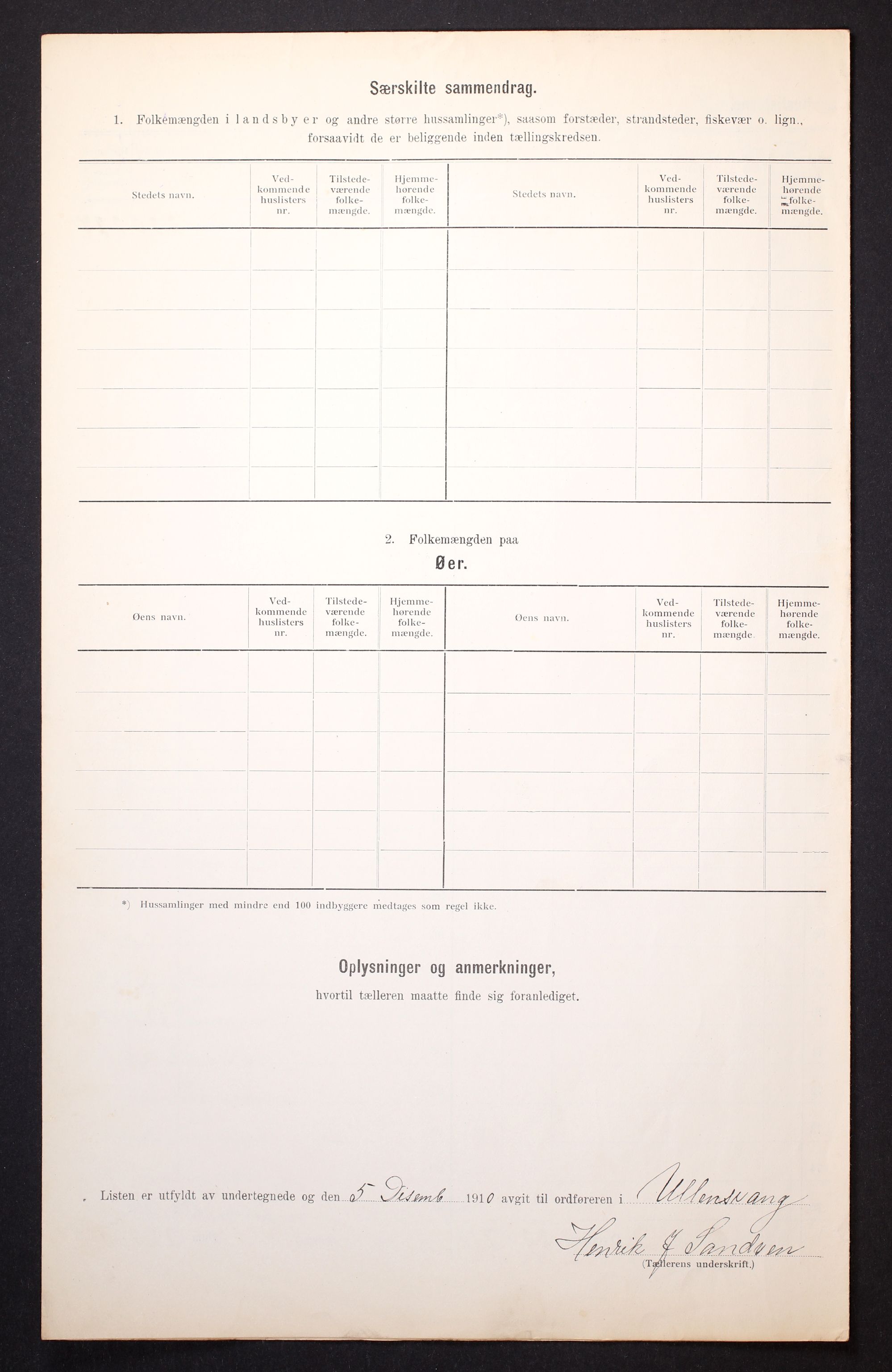 RA, Folketelling 1910 for 1230 Ullensvang herred, 1910, s. 10