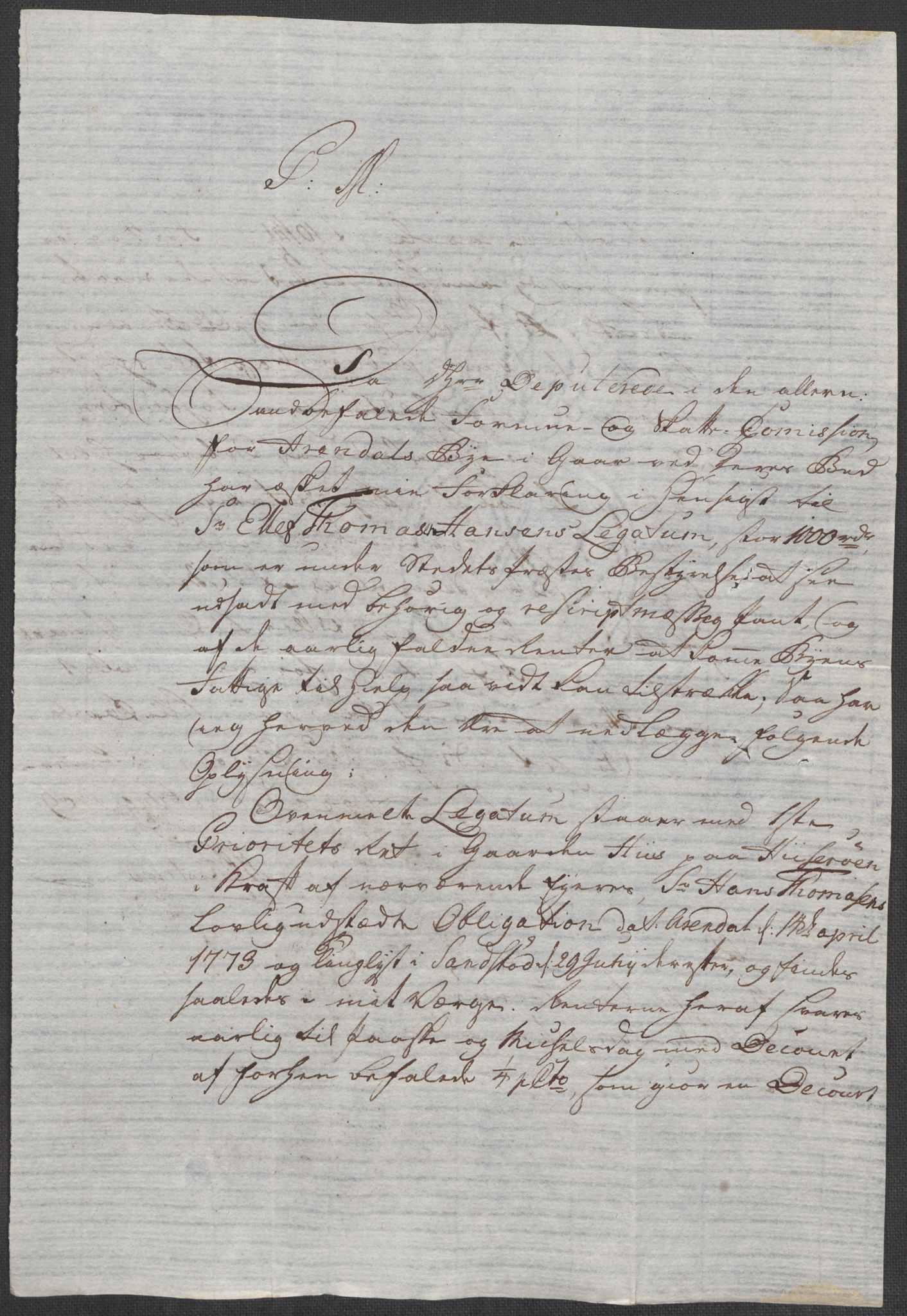 Rentekammeret inntil 1814, Reviderte regnskaper, Mindre regnskaper, RA/EA-4068/Rf/Rfe/L0002: Arendal. Bergen, 1789, s. 309