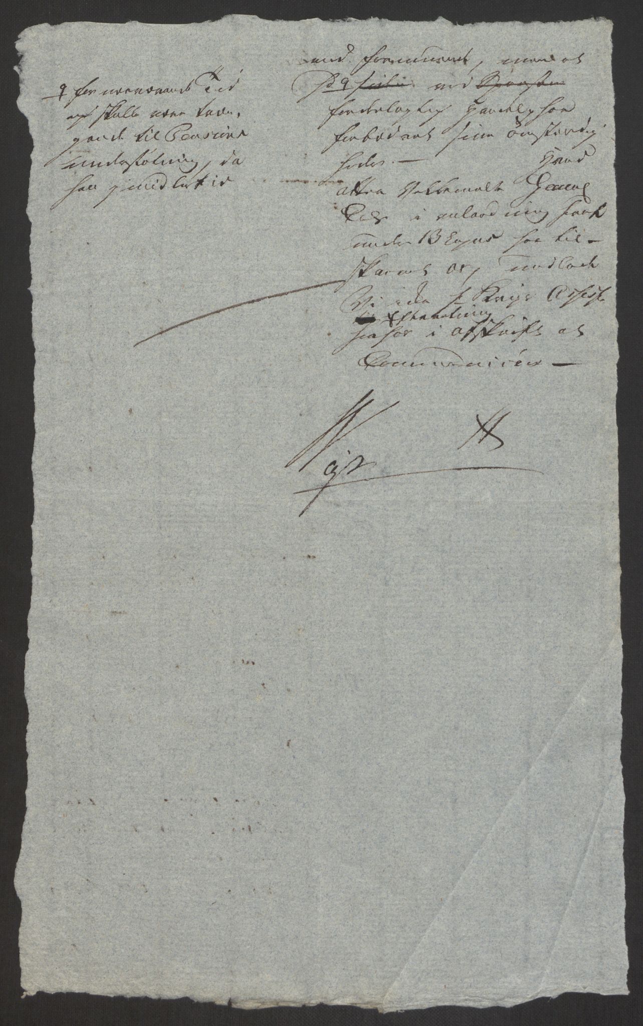 Forsvaret, Den norske kvesthuskasse/krigshospitalkasse, AV/RA-RAFA-1887/F/Fa/L0008: Konsepter, 1790-1793, s. 307