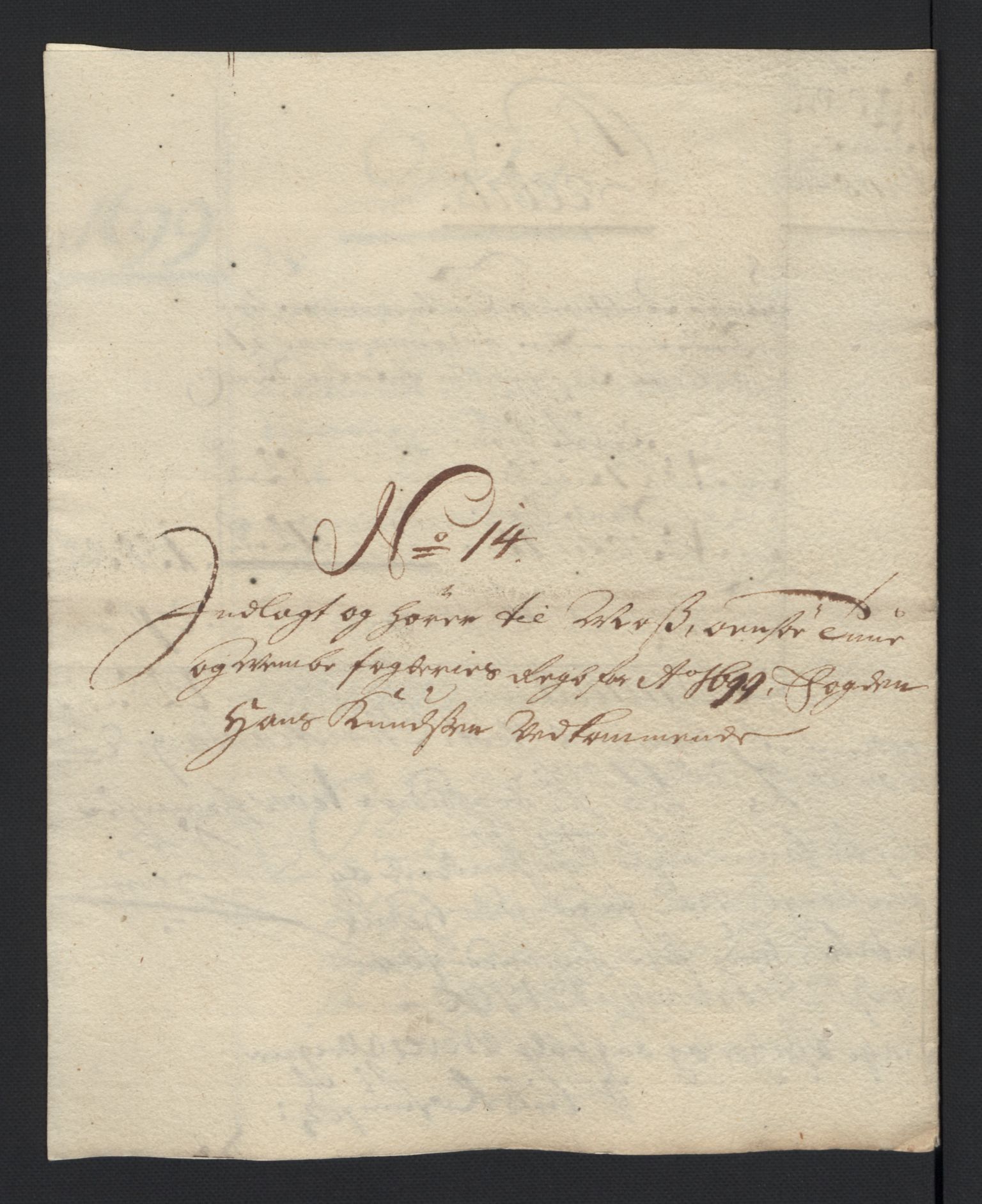 Rentekammeret inntil 1814, Reviderte regnskaper, Fogderegnskap, AV/RA-EA-4092/R04/L0128: Fogderegnskap Moss, Onsøy, Tune, Veme og Åbygge, 1699, s. 129