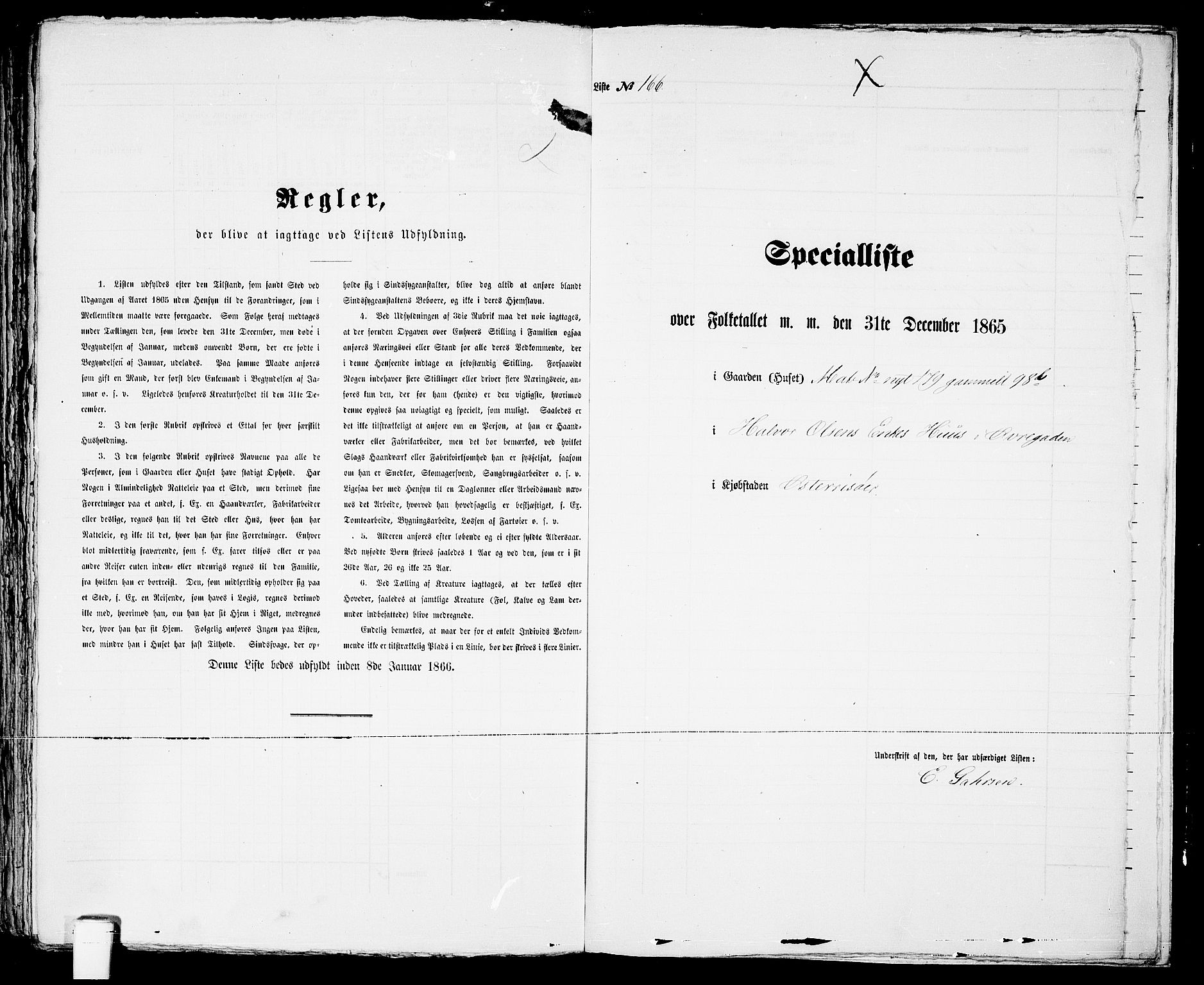 RA, Folketelling 1865 for 0901B Risør prestegjeld, Risør kjøpstad, 1865, s. 339