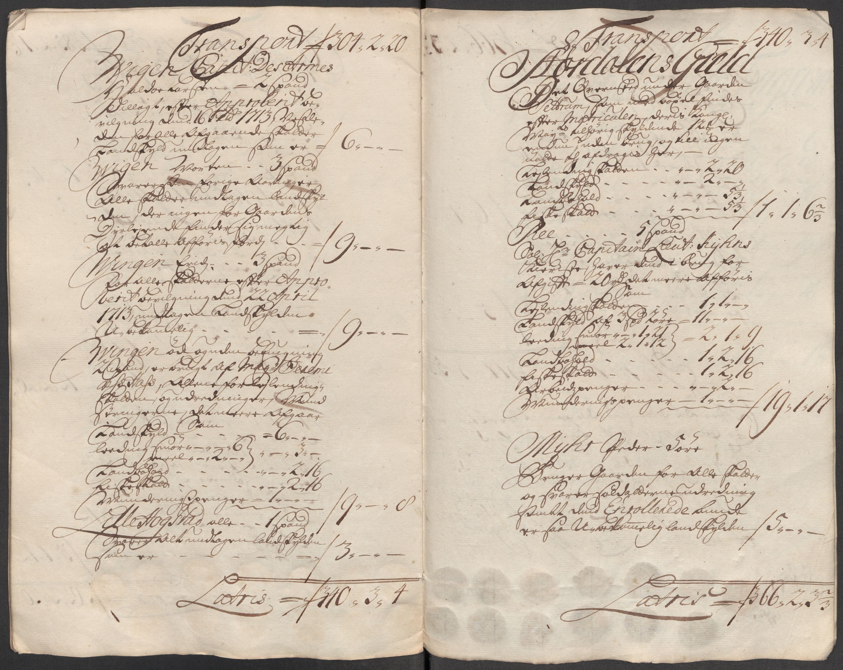 Rentekammeret inntil 1814, Reviderte regnskaper, Fogderegnskap, AV/RA-EA-4092/R62/L4207: Fogderegnskap Stjørdal og Verdal, 1717, s. 305