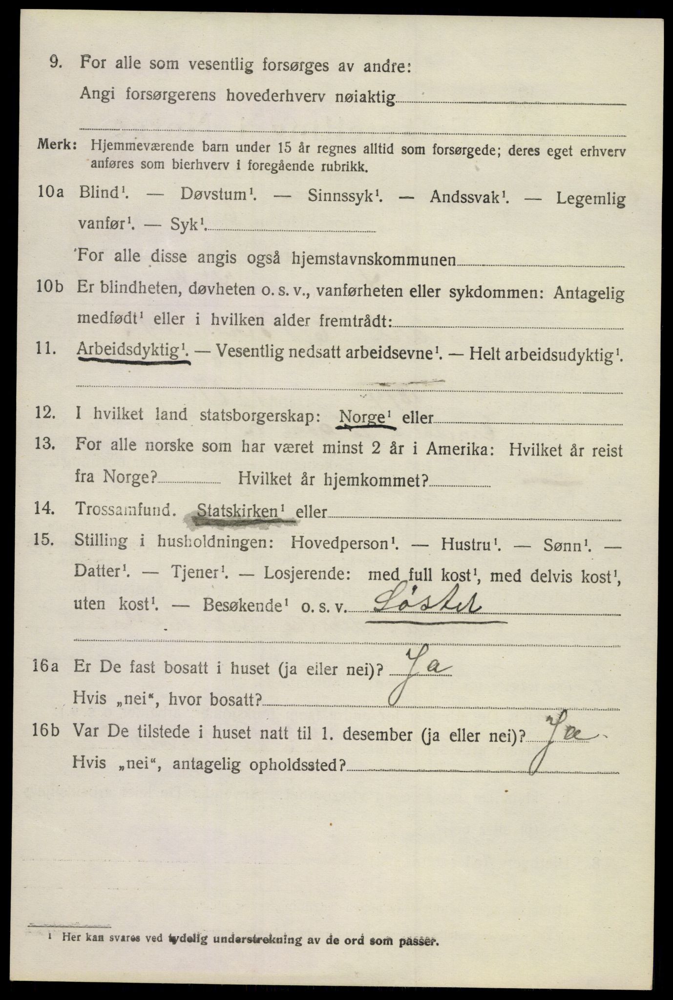 SAKO, Folketelling 1920 for 0633 Nore herred, 1920, s. 3029