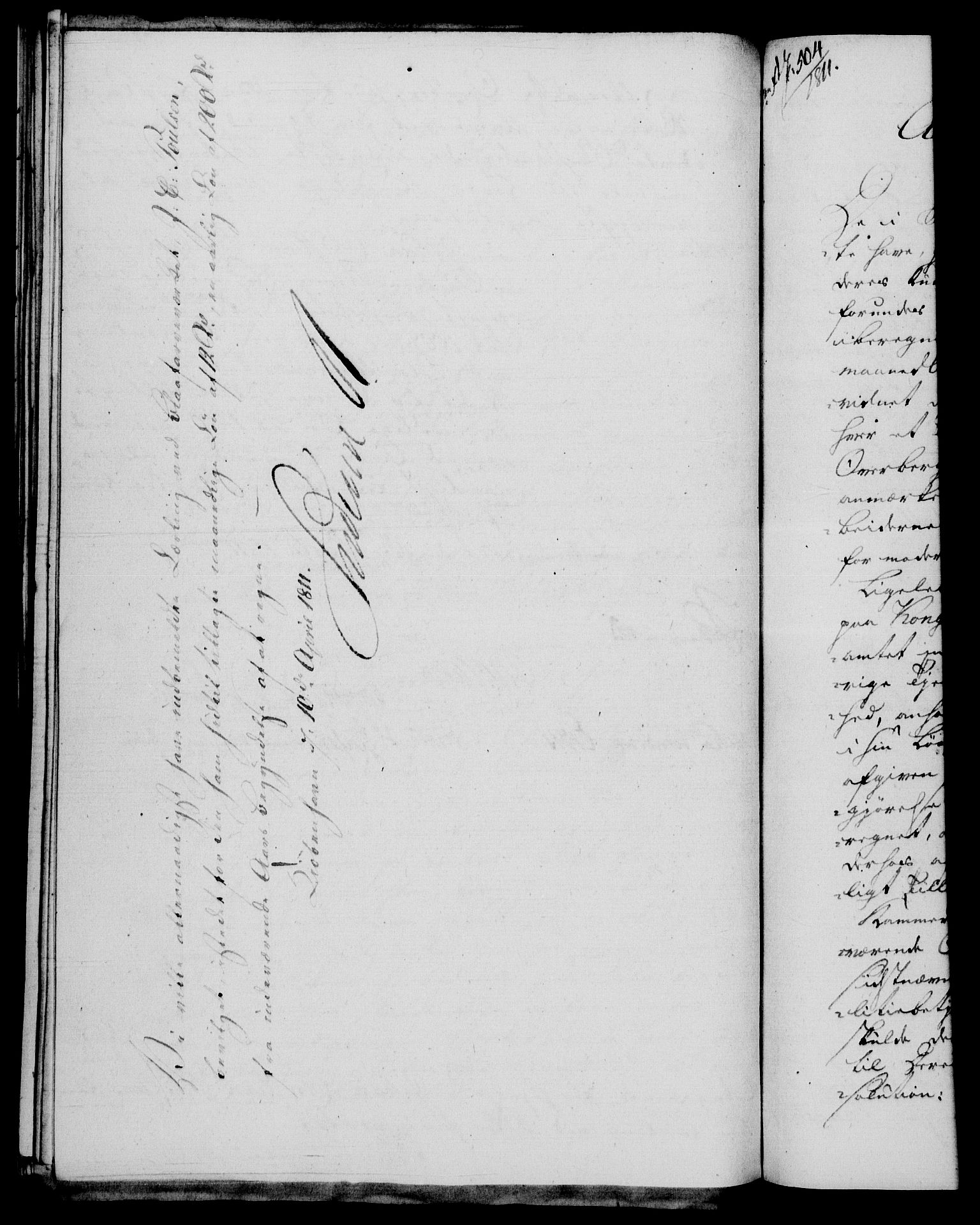 Rentekammeret, Renteskriverkontorene, AV/RA-EA-3115/M/Mf/Mfb/L0010: Relasjons- og resolusjonsprotokoll med register (merket RK 54.16), 1811-1812