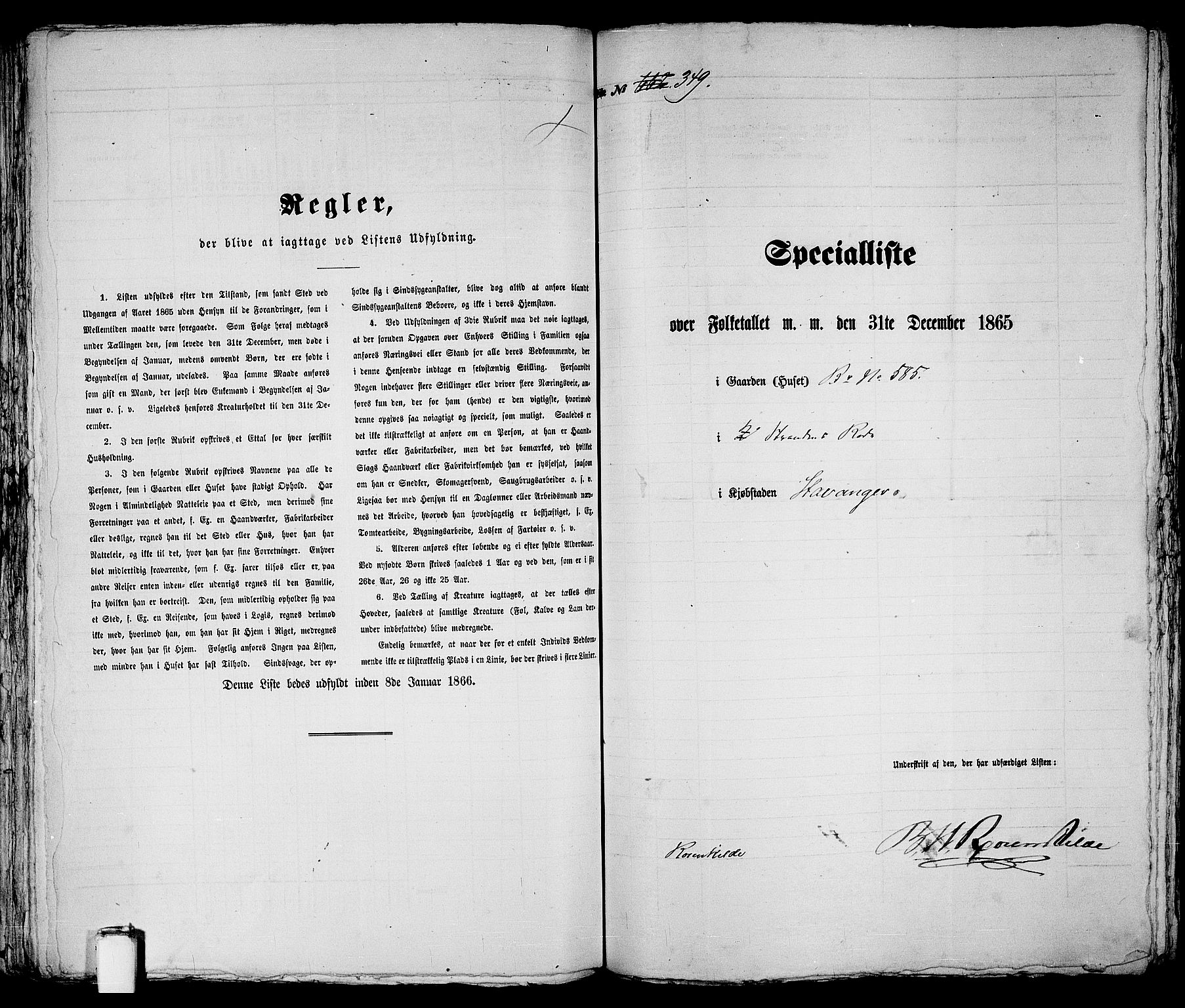 RA, Folketelling 1865 for 1103 Stavanger kjøpstad, 1865, s. 727