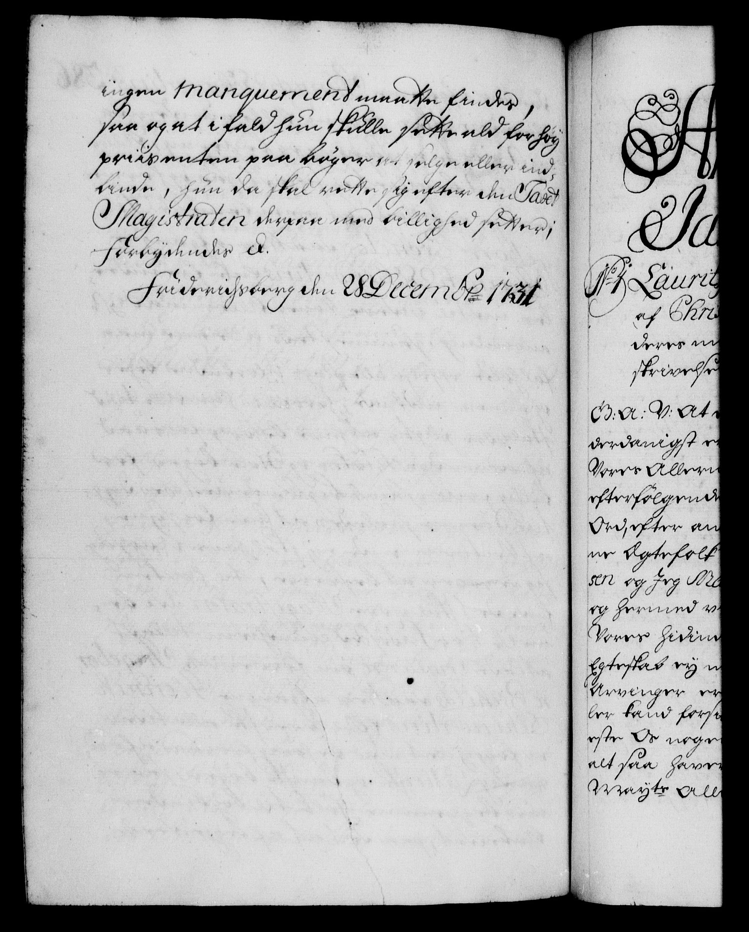 Danske Kanselli 1572-1799, RA/EA-3023/F/Fc/Fca/Fcaa/L0027: Norske registre, 1730-1732, s. 386b