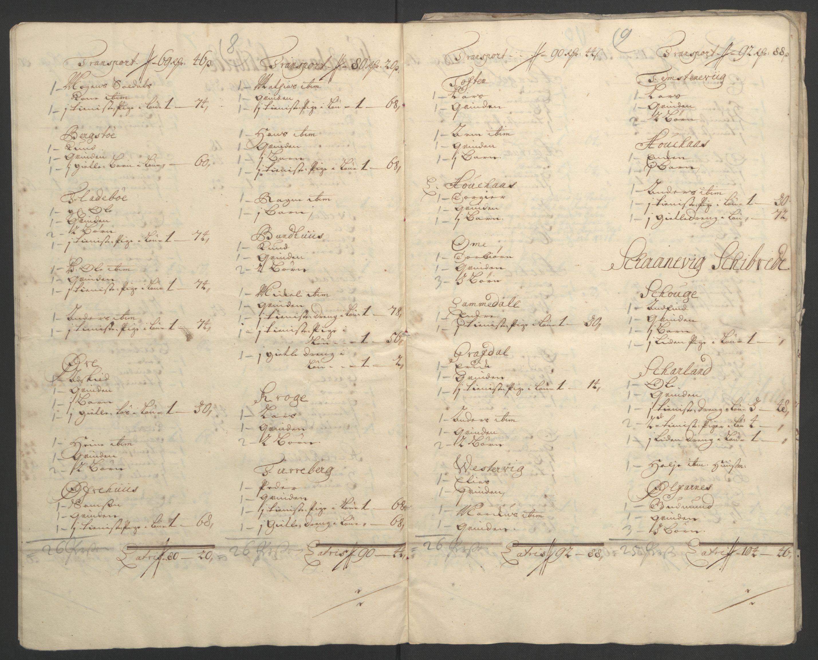 Rentekammeret inntil 1814, Reviderte regnskaper, Fogderegnskap, RA/EA-4092/R49/L3138: Fogderegnskap Rosendal Baroni, 1691-1714, s. 308