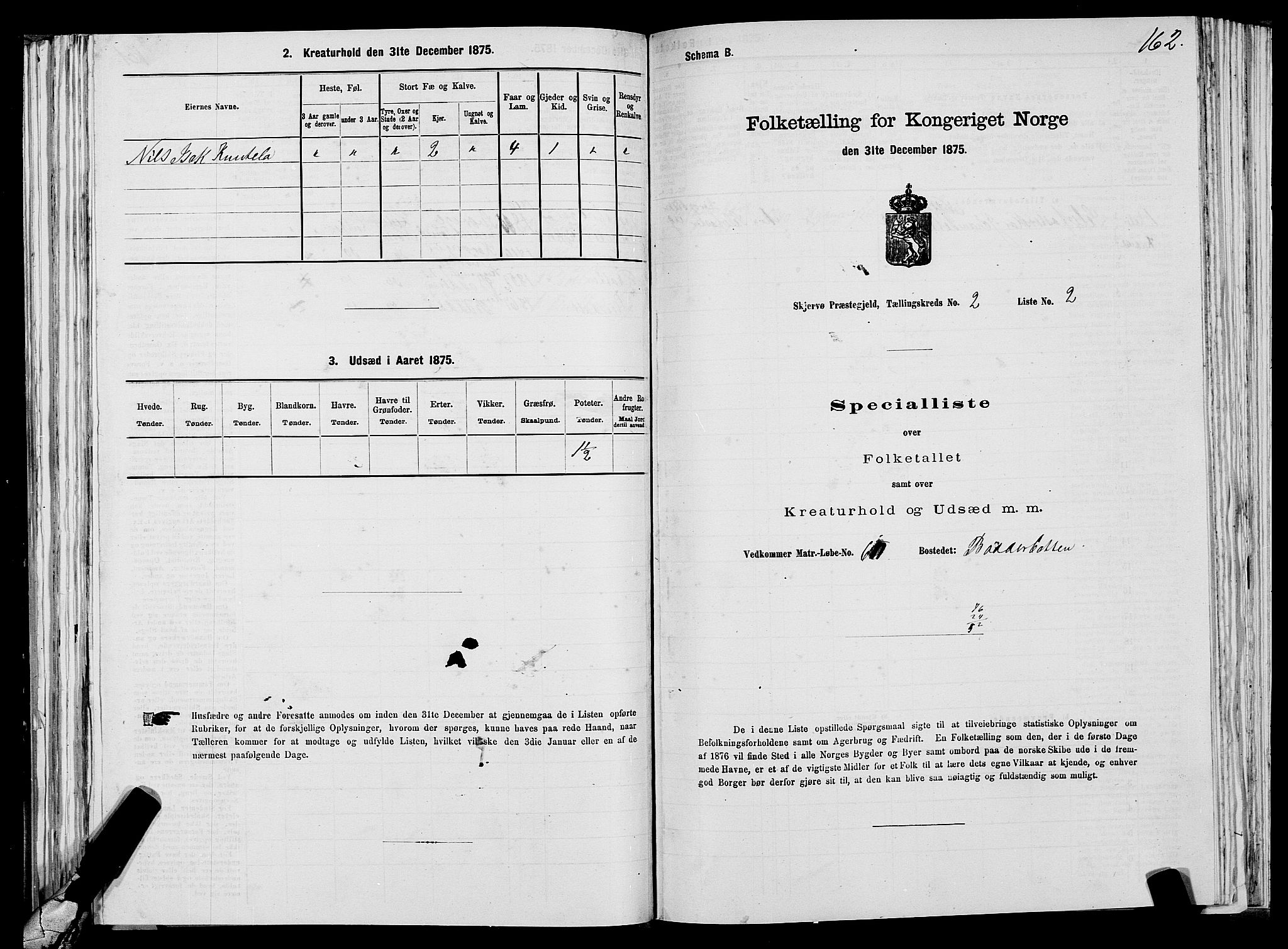 SATØ, Folketelling 1875 for 1941P Skjervøy prestegjeld, 1875, s. 1162