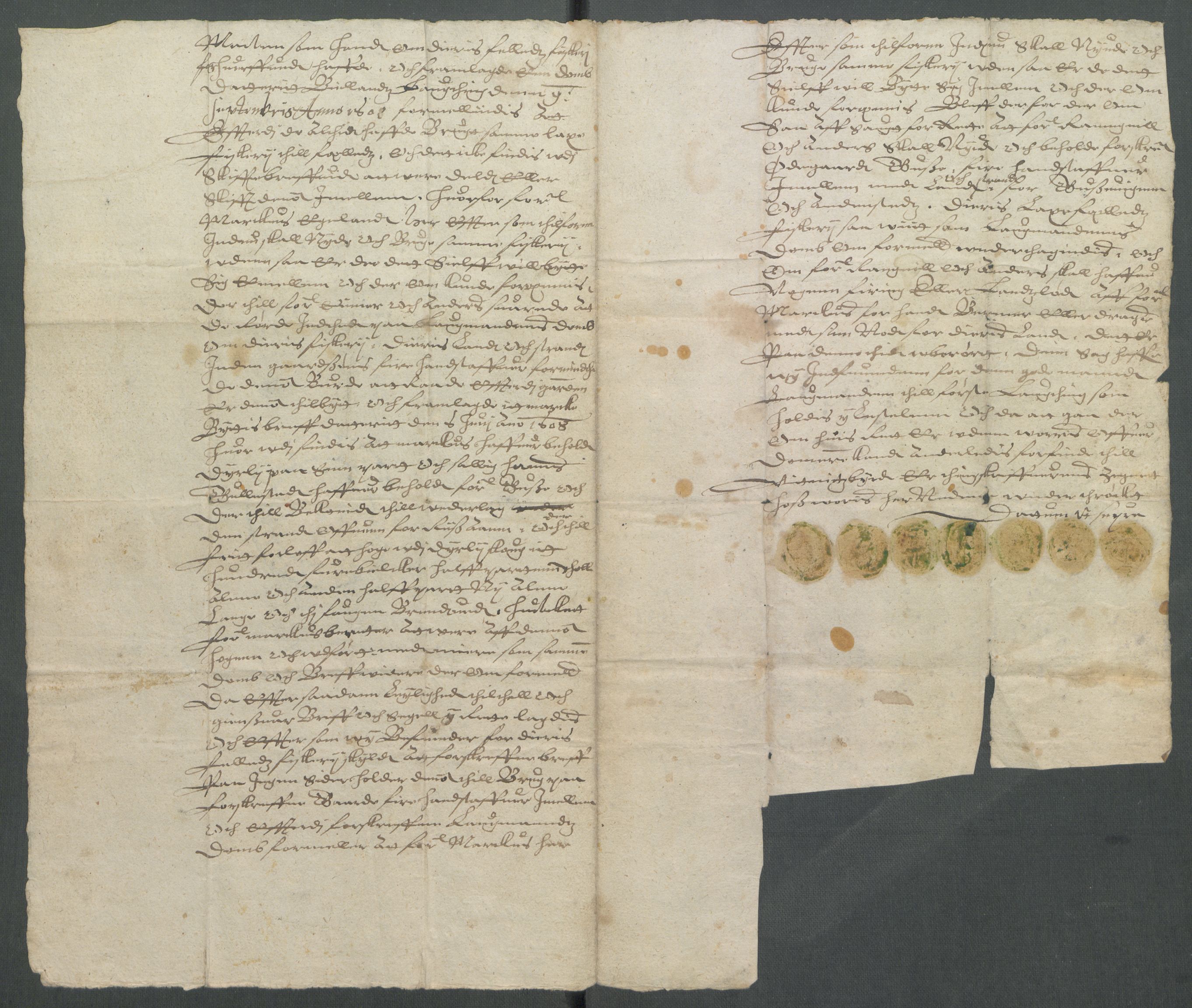 Riksarkivets diplomsamling, RA/EA-5965/F02/L0118: Dokumenter, 1609, s. 62