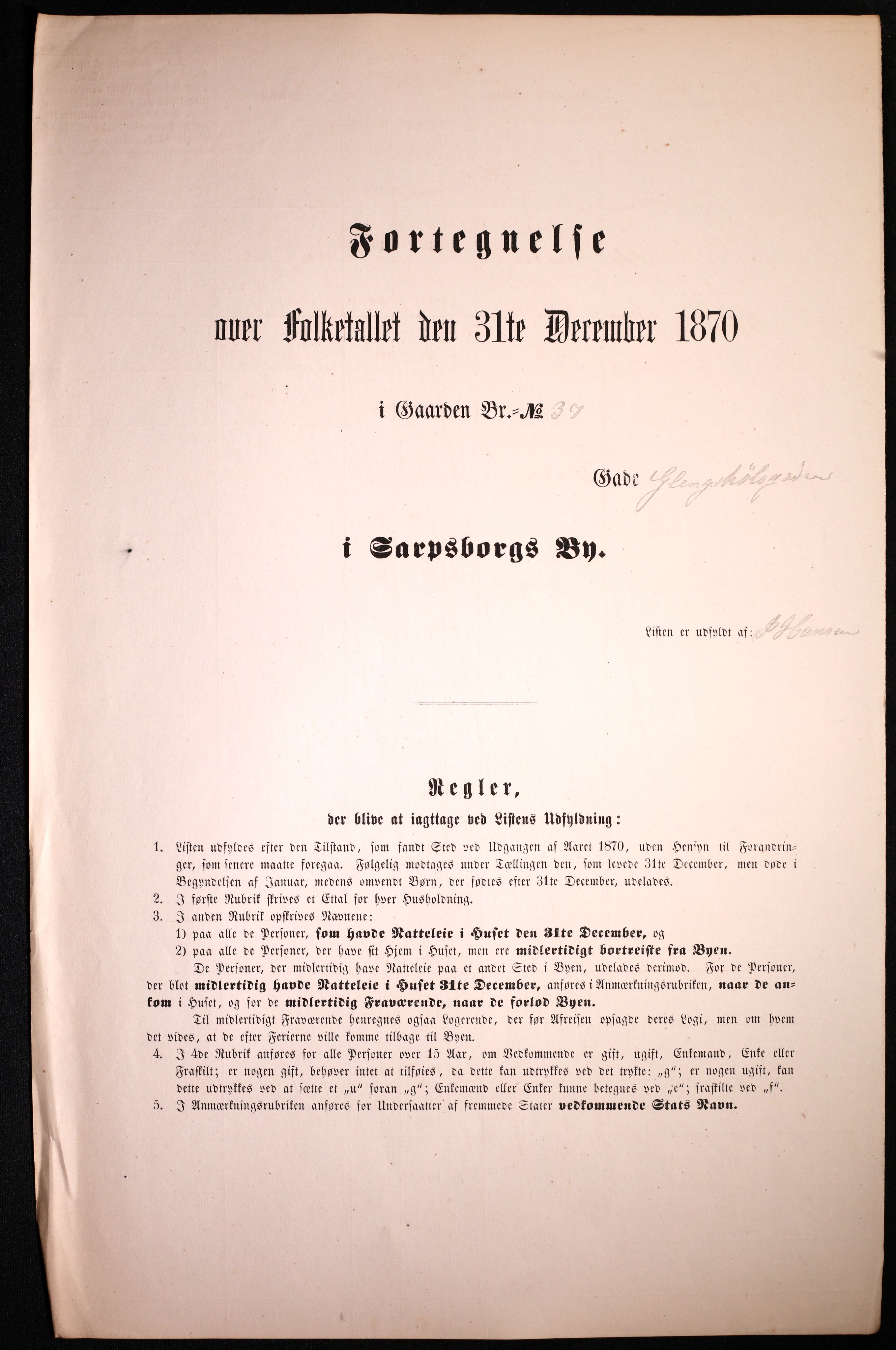 RA, Folketelling 1870 for 0102 Sarpsborg kjøpstad, 1870, s. 295