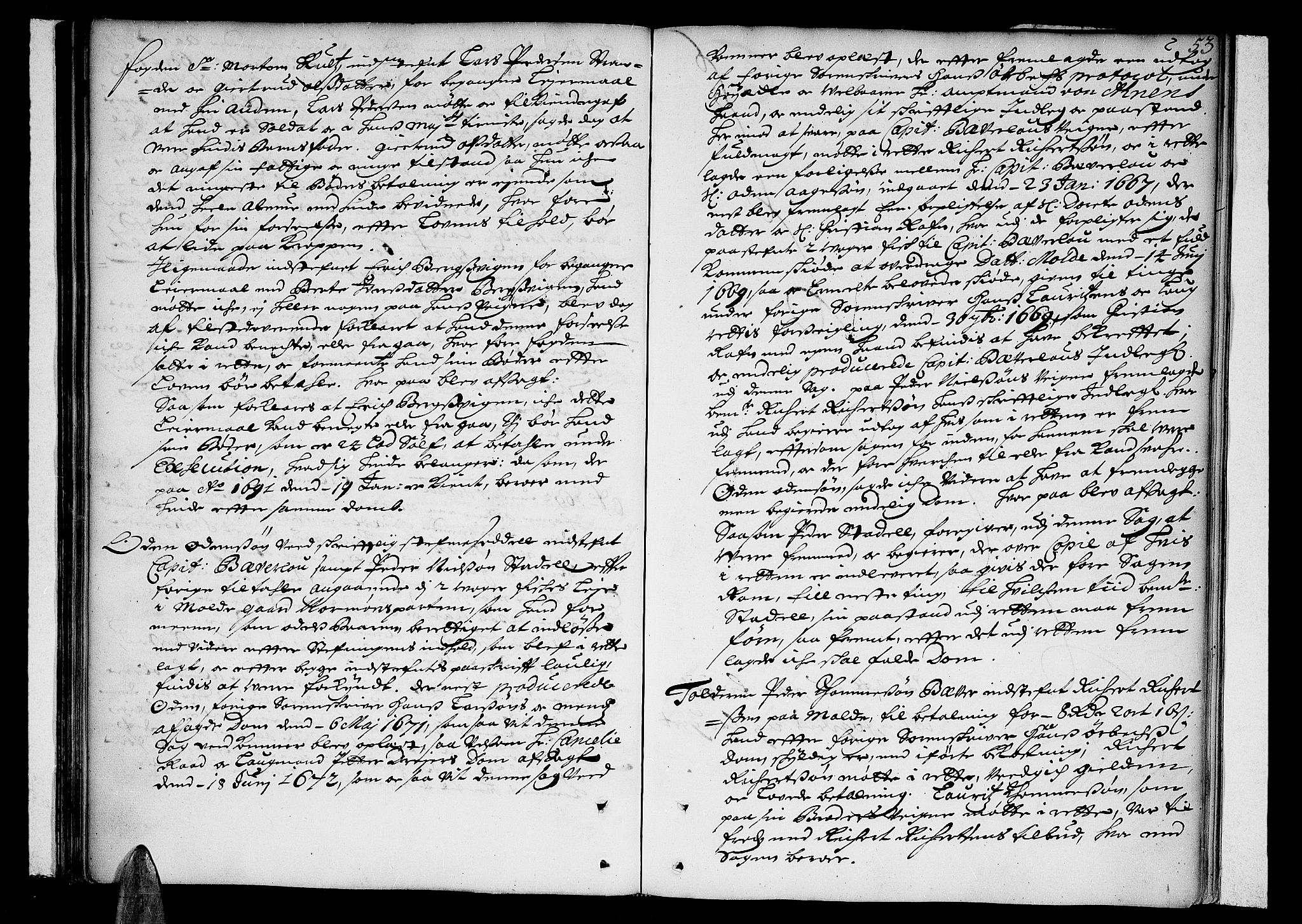 Romsdal sorenskriveri, AV/SAT-A-4149/1/1/1A/L0002: Tingbok, 1690-1693, s. 52b-53a