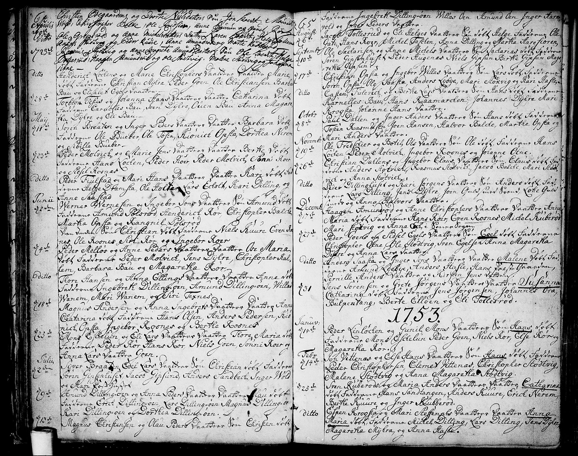 Rygge prestekontor Kirkebøker, AV/SAO-A-10084b/F/Fa/L0001: Ministerialbok nr. 1, 1725-1771, s. 64-65