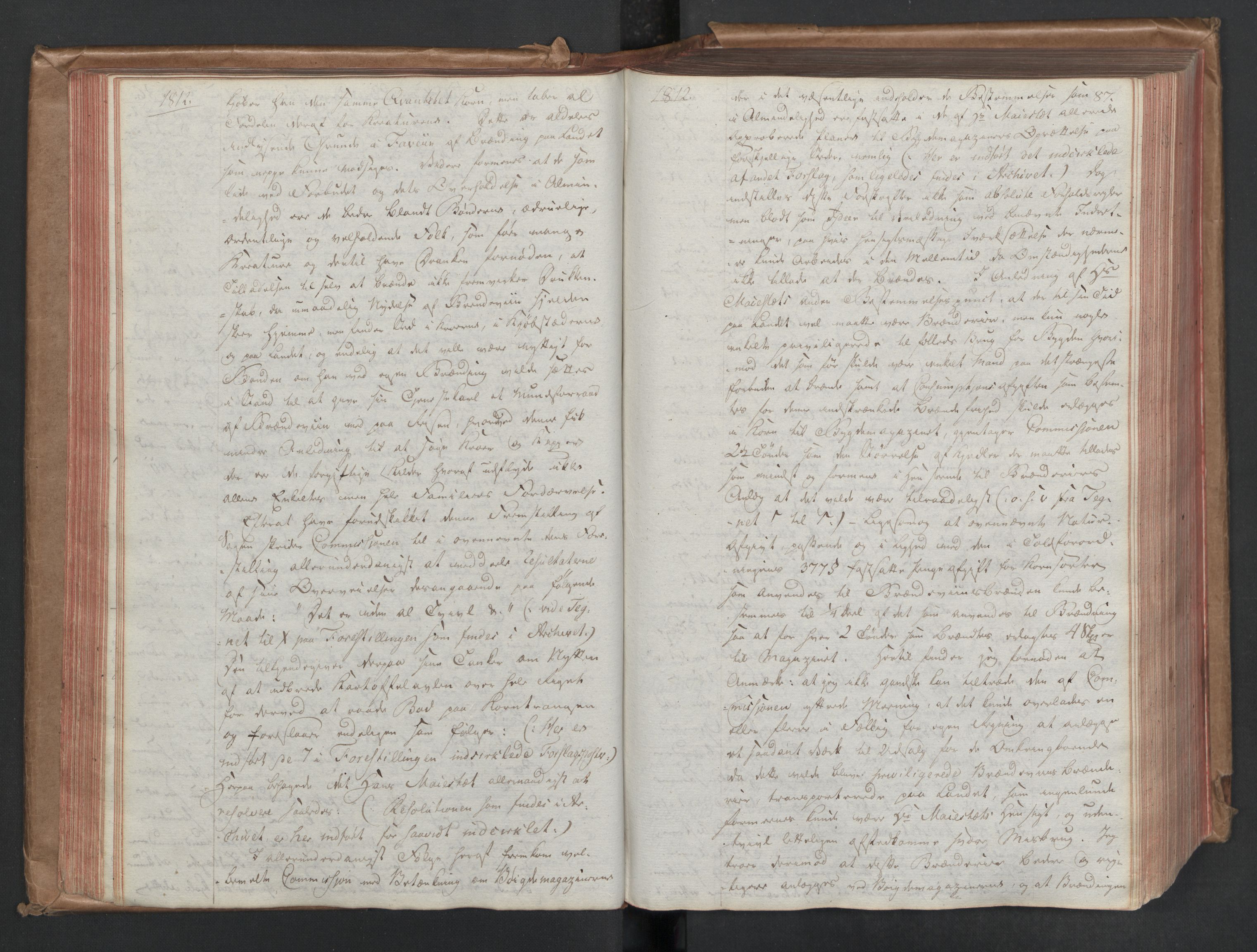 Stattholderembetet 1810-1814, 1. kontor (Kontor A), AV/RA-EA-2872/Bc/L0002: Korrespondanseprotokoll, 1812-1814, s. 86b-87a