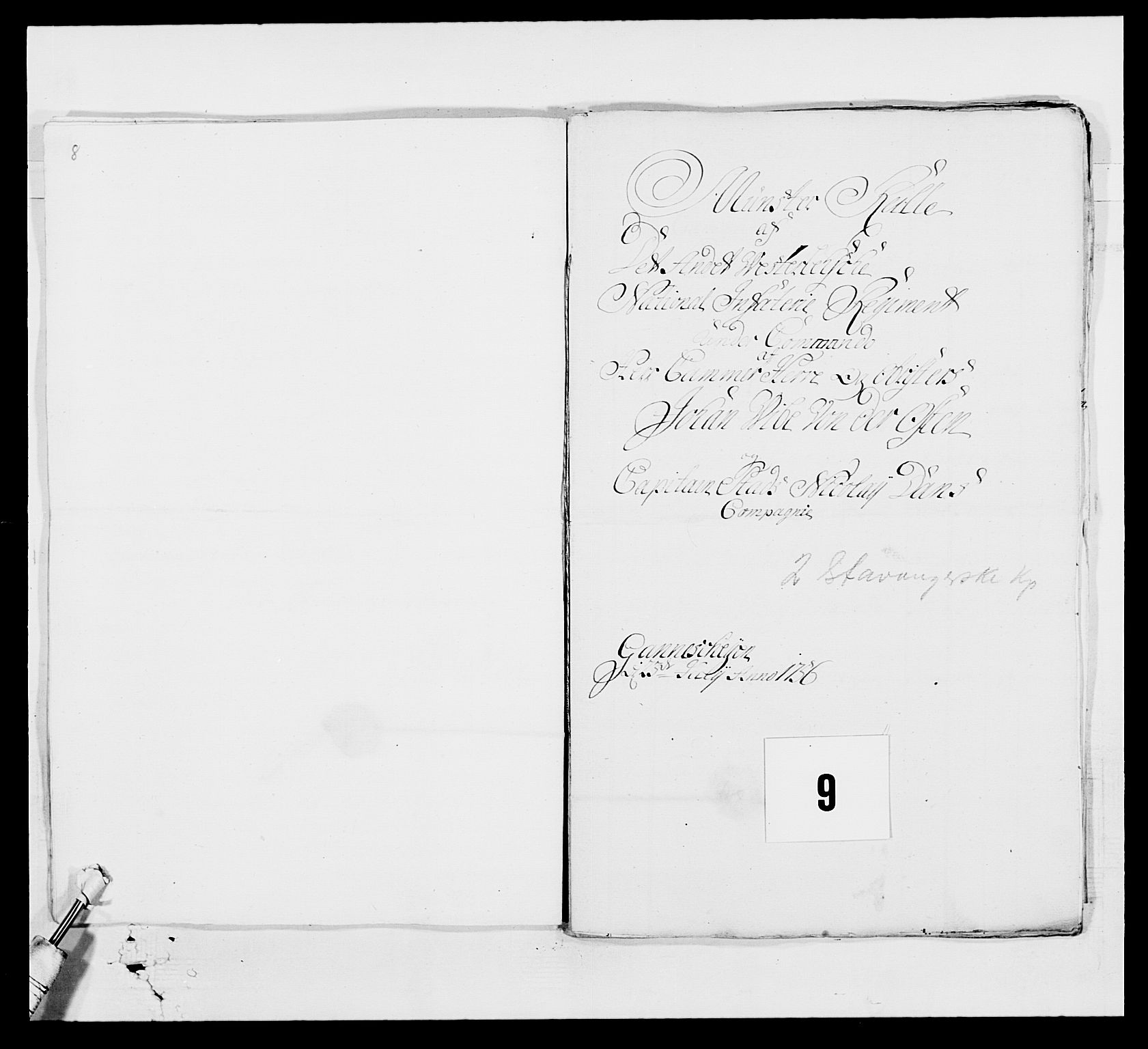 Kommanderende general (KG I) med Det norske krigsdirektorium, AV/RA-EA-5419/E/Ea/L0523: 2. Vesterlenske regiment, 1748-1765, s. 171