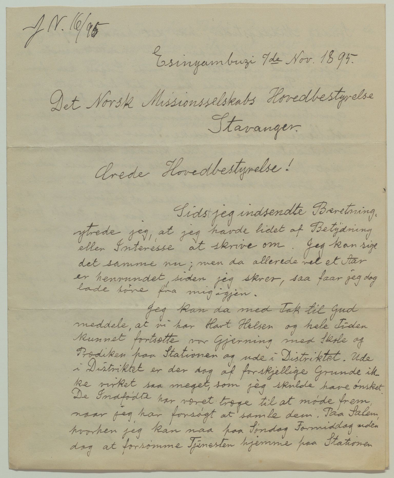 Det Norske Misjonsselskap - hovedadministrasjonen, VID/MA-A-1045/D/Da/Daa/L0040/0013: Konferansereferat og årsberetninger / Konferansereferat fra Sør-Afrika., 1895