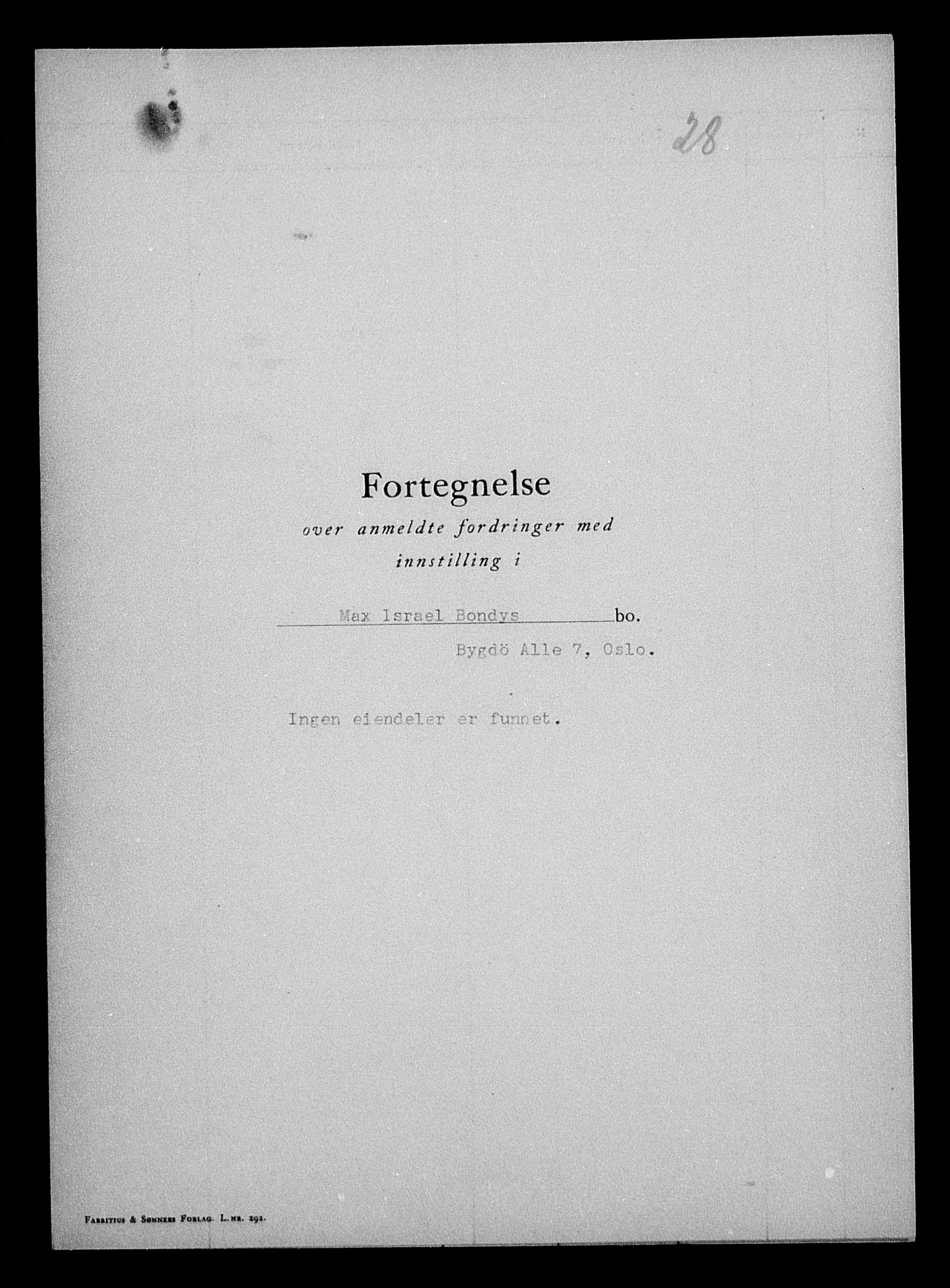 Justisdepartementet, Tilbakeføringskontoret for inndratte formuer, AV/RA-S-1564/H/Hc/Hcc/L0927: --, 1945-1947, s. 368