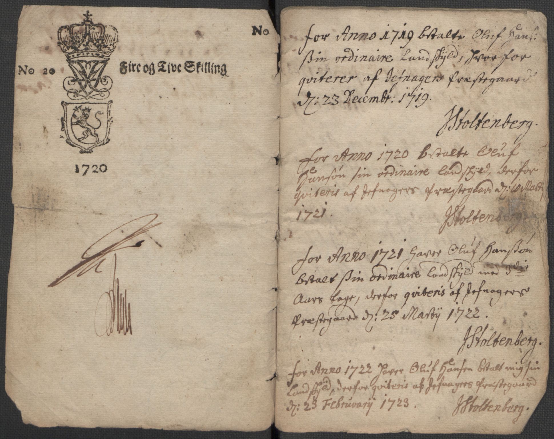 Riksarkivets diplomsamling, AV/RA-EA-5965/F15/L0014: Prestearkiv - Oppland, 1696-1879, s. 46