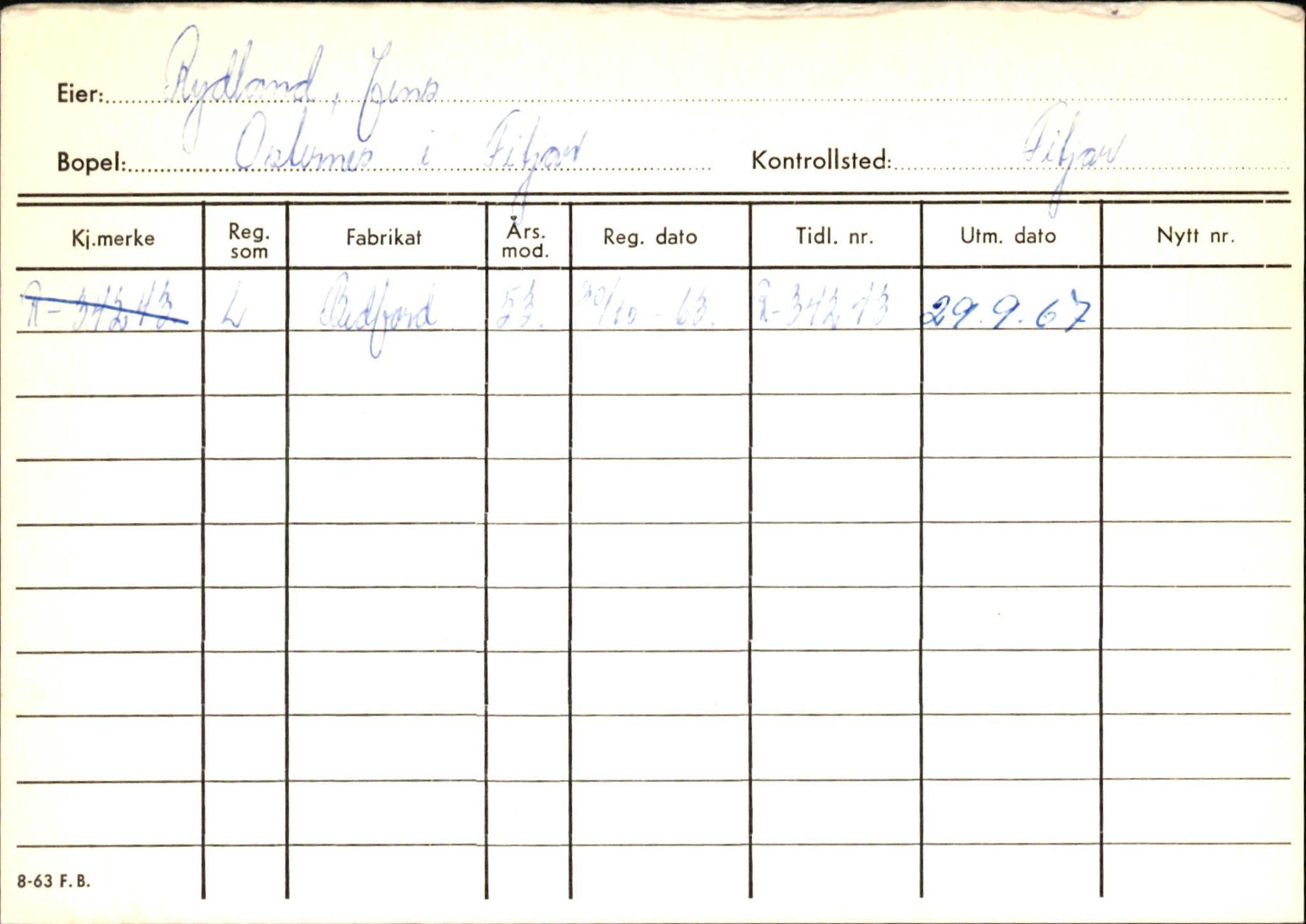 Statens vegvesen, Hordaland vegkontor, AV/SAB-A-5201/2/Ha/L0046: R-eierkort R-S, 1920-1971, s. 32