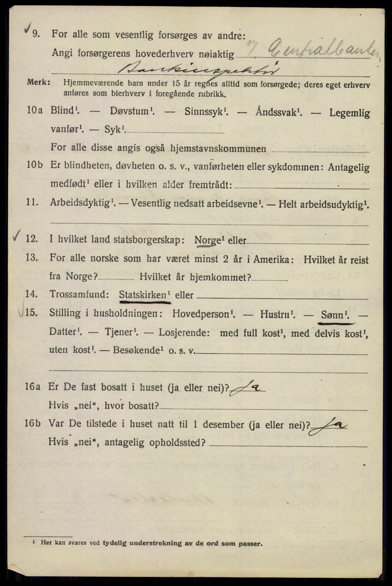 SAO, Folketelling 1920 for 0301 Kristiania kjøpstad, 1920, s. 504736