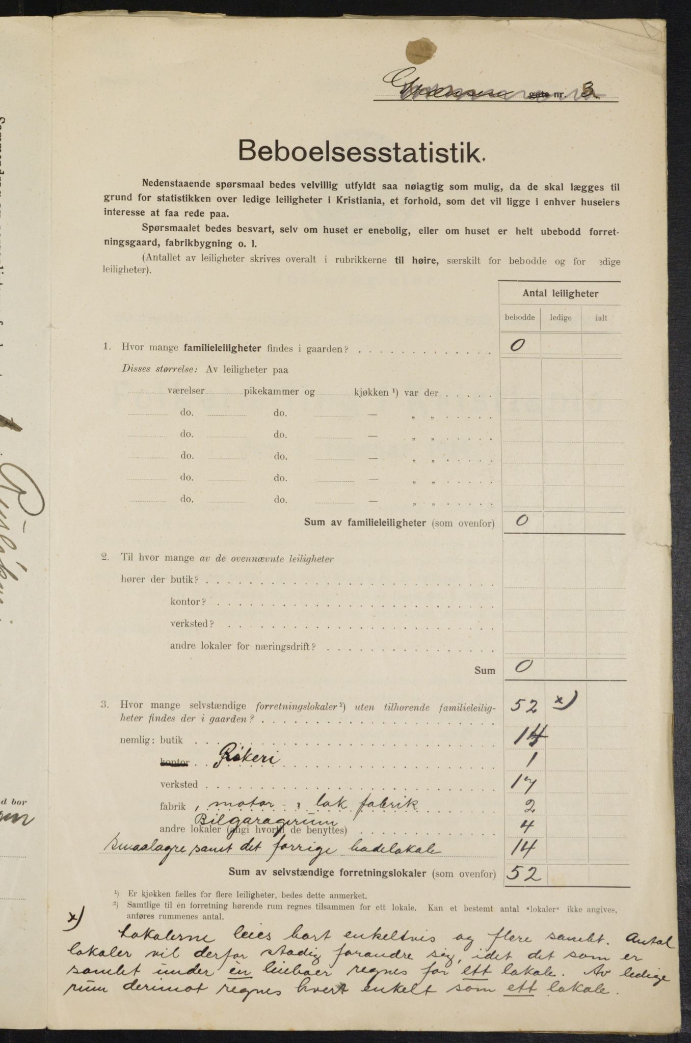 OBA, Kommunal folketelling 1.2.1914 for Kristiania, 1914, s. 84490