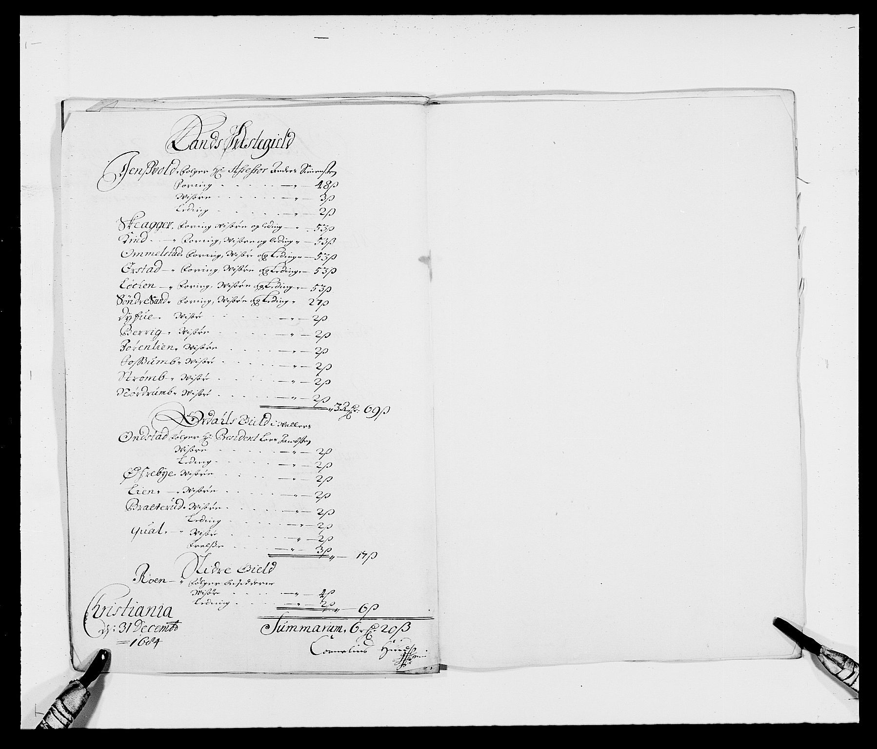 Rentekammeret inntil 1814, Reviderte regnskaper, Fogderegnskap, RA/EA-4092/R18/L1283: Fogderegnskap Hadeland, Toten og Valdres, 1684, s. 18