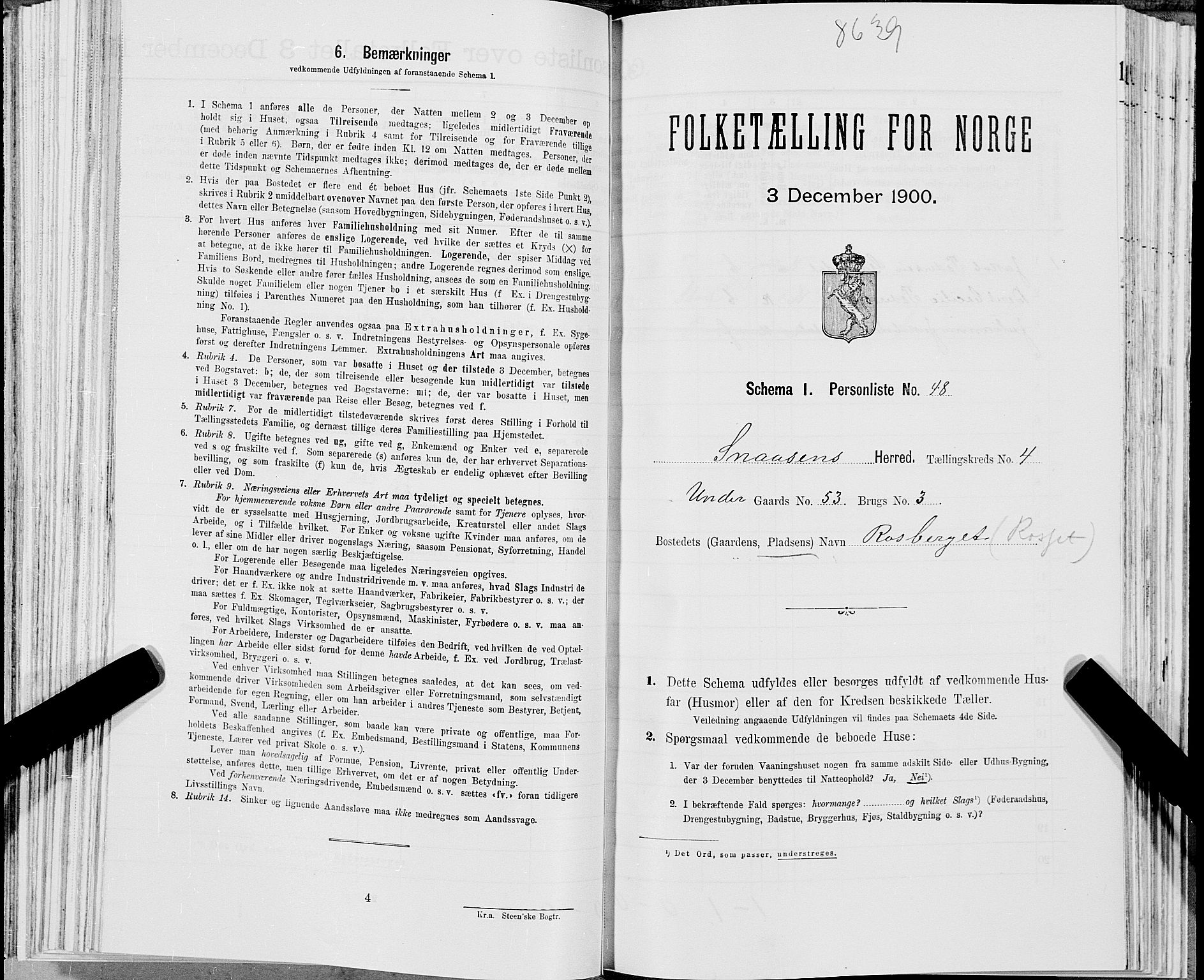 SAT, Folketelling 1900 for 1736 Snåsa herred, 1900, s. 981