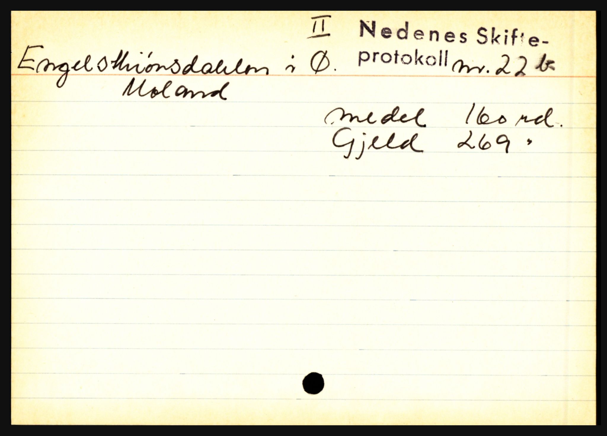 Nedenes sorenskriveri før 1824, AV/SAK-1221-0007/H, s. 6103