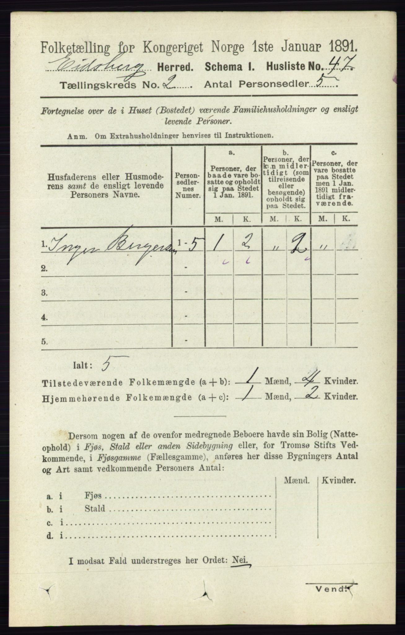 RA, Folketelling 1891 for 0125 Eidsberg herred, 1891, s. 804