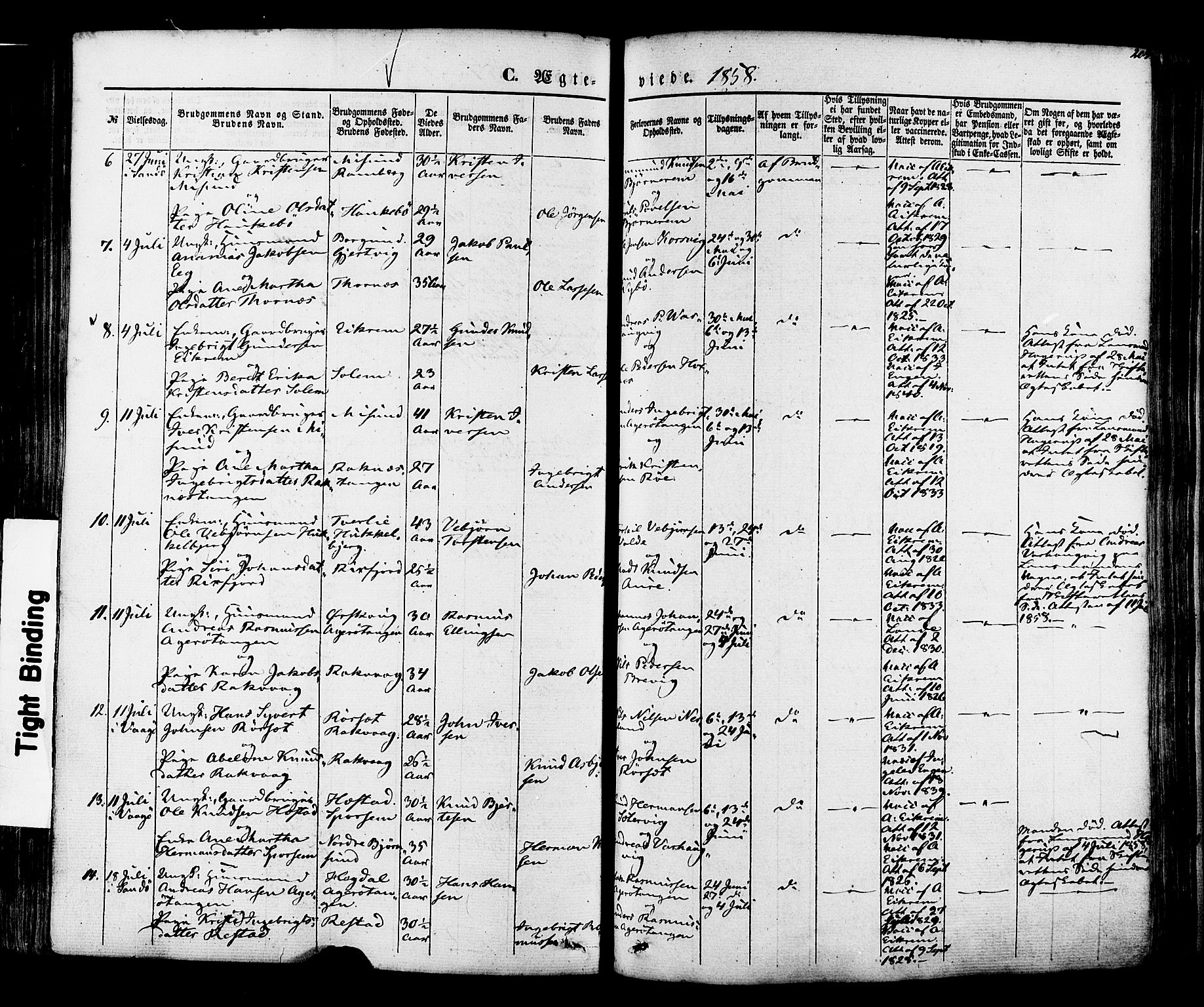 Ministerialprotokoller, klokkerbøker og fødselsregistre - Møre og Romsdal, SAT/A-1454/560/L0719: Ministerialbok nr. 560A03, 1845-1872, s. 204