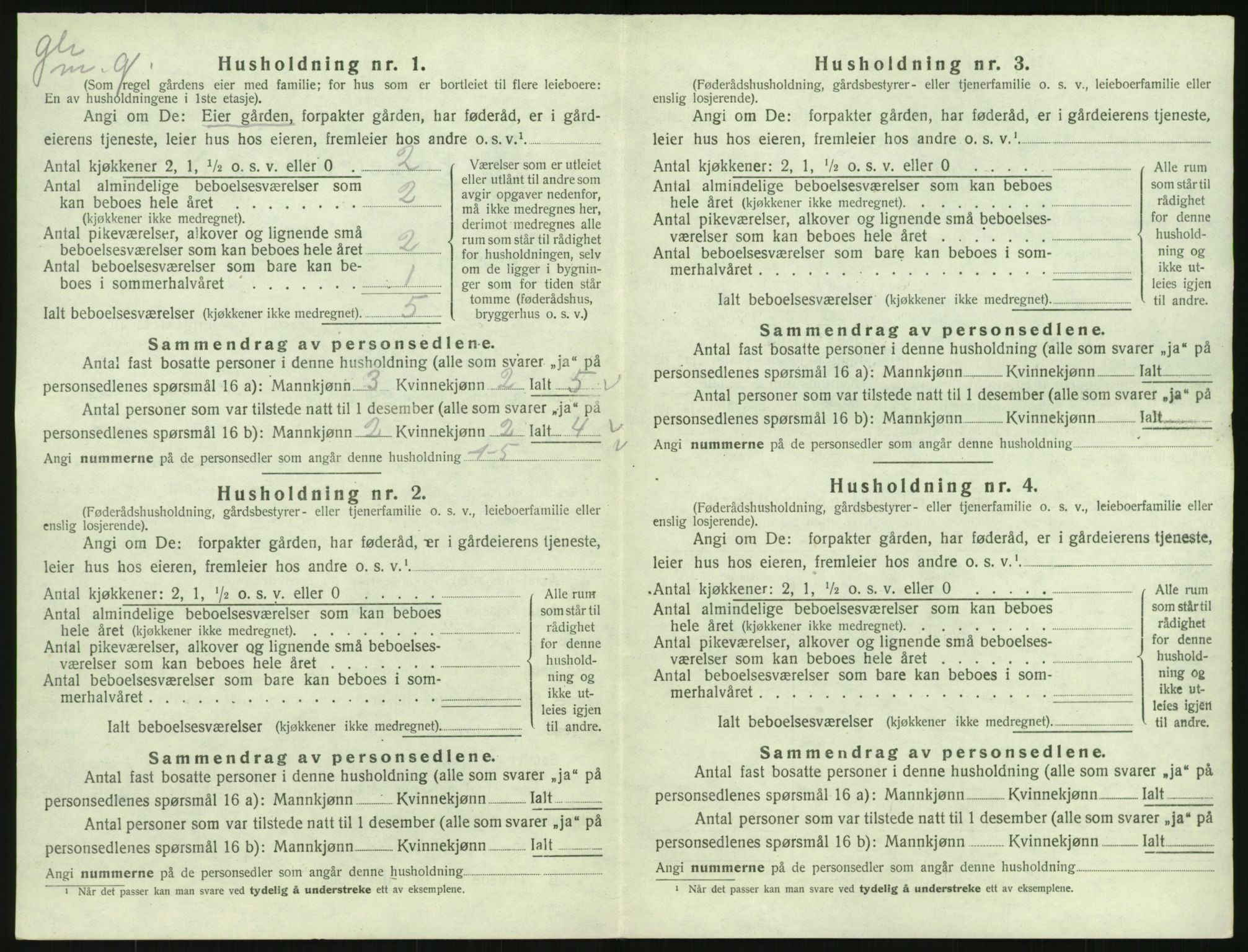 SAK, Folketelling 1920 for 1028 Vigmostad herred, 1920, s. 50