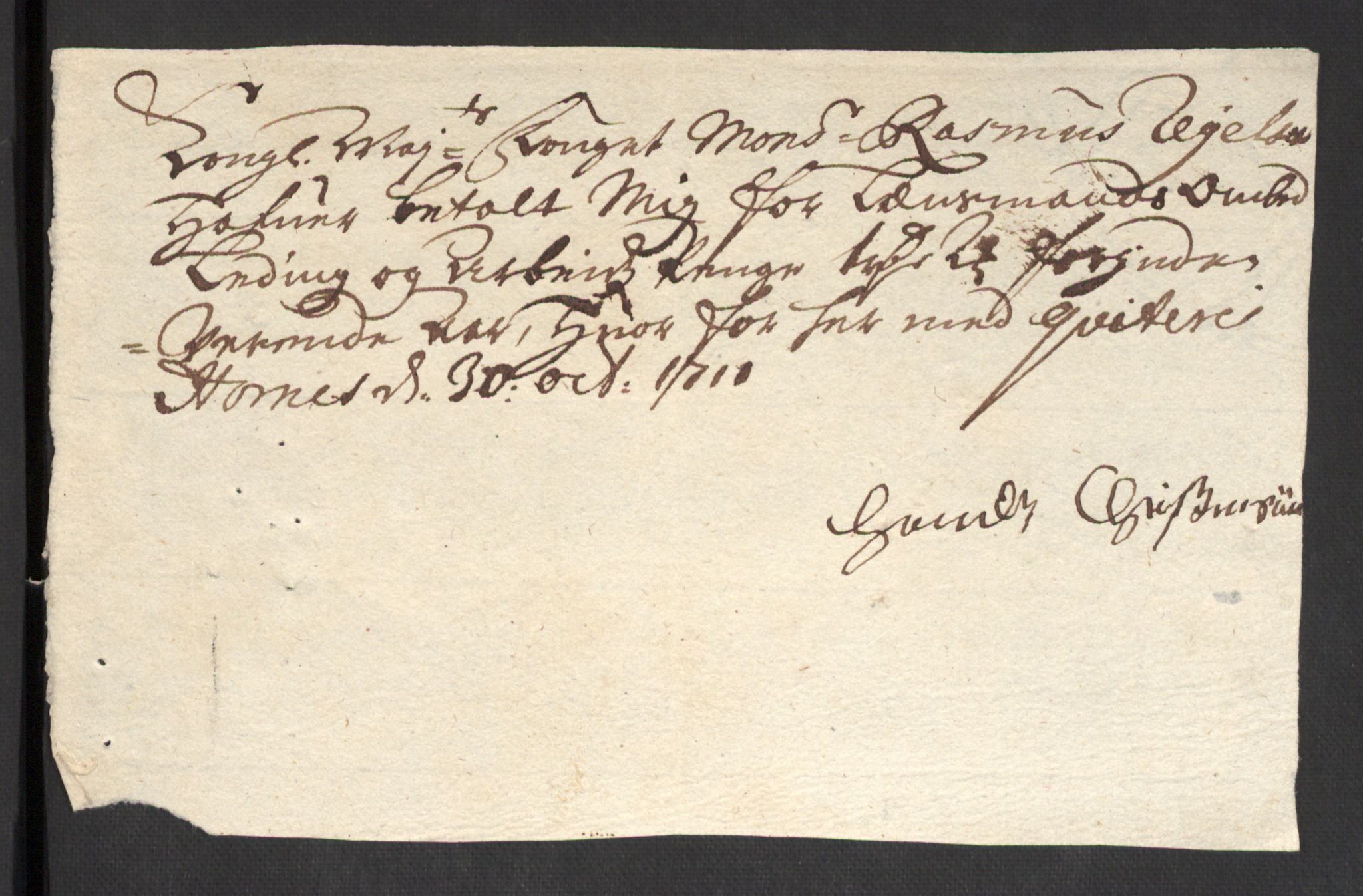 Rentekammeret inntil 1814, Reviderte regnskaper, Fogderegnskap, RA/EA-4092/R40/L2449: Fogderegnskap Råbyggelag, 1709-1711, s. 308