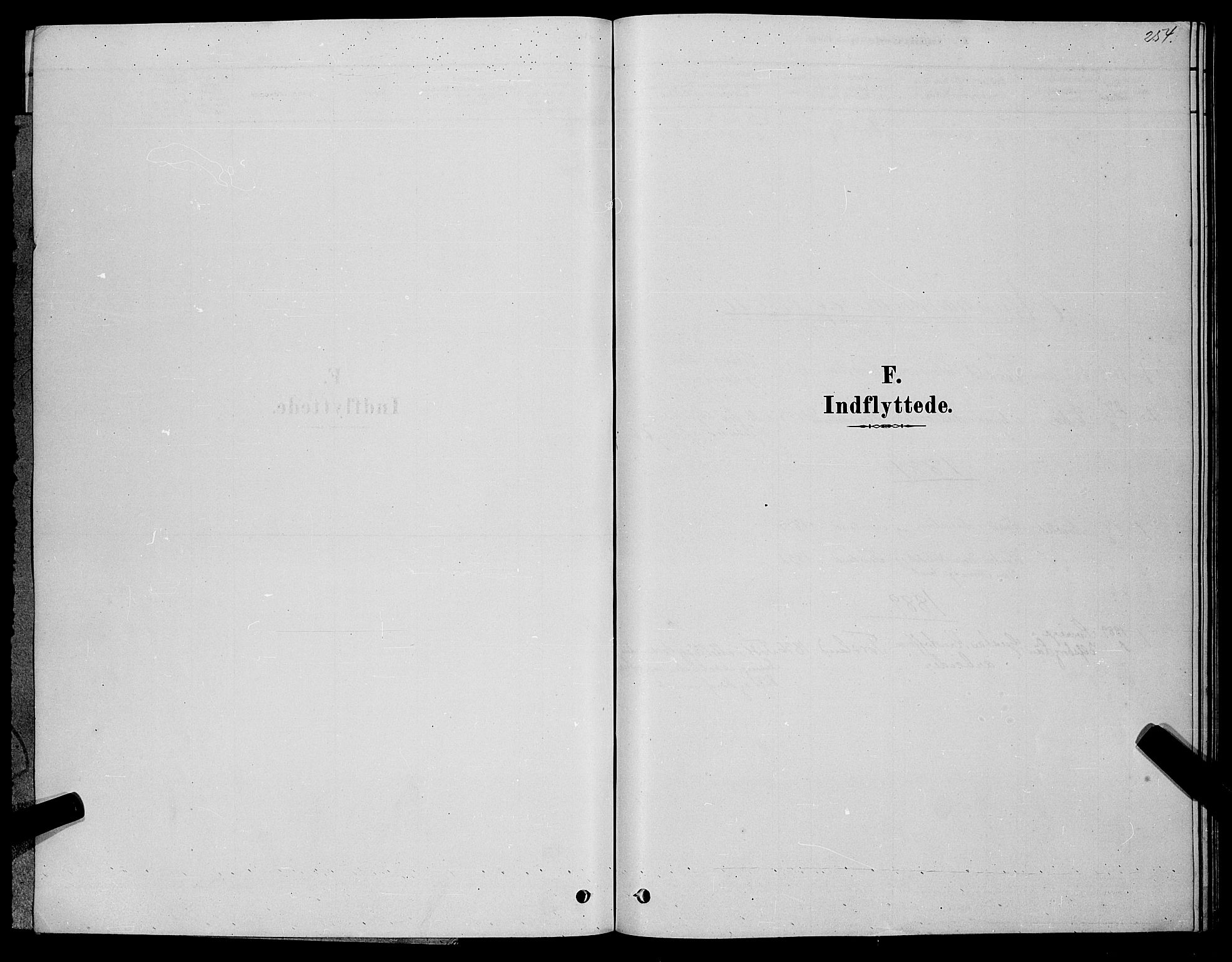 Åseral sokneprestkontor, SAK/1111-0051/F/Fb/L0002: Klokkerbok nr. B 2, 1878-1899, s. 254