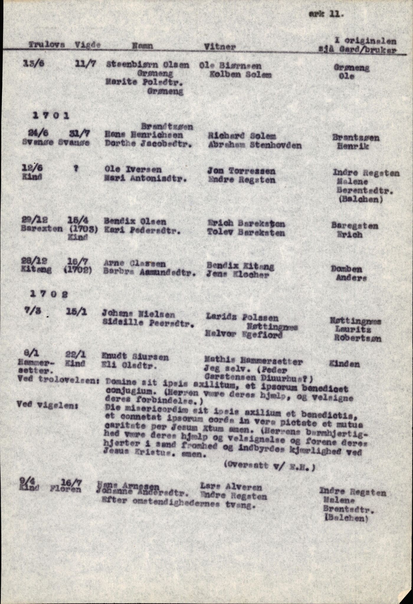 Samling av fulltekstavskrifter, SAB/FULLTEKST/B/14/0009: Kinn sokneprestembete, ministerialbok nr. A 1, 1689-1729, s. 9