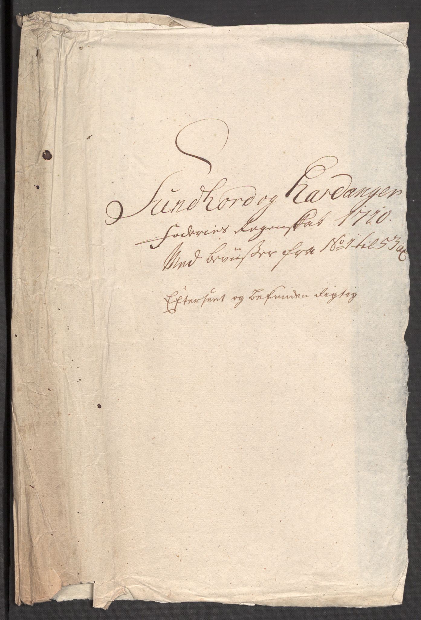 Rentekammeret inntil 1814, Reviderte regnskaper, Fogderegnskap, AV/RA-EA-4092/R48/L2986: Fogderegnskap Sunnhordland og Hardanger, 1709-1710, s. 332