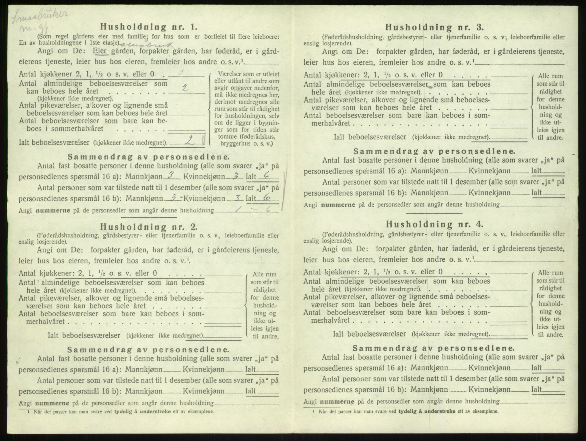 SAB, Folketelling 1920 for 1415 Lavik herred, 1920, s. 135