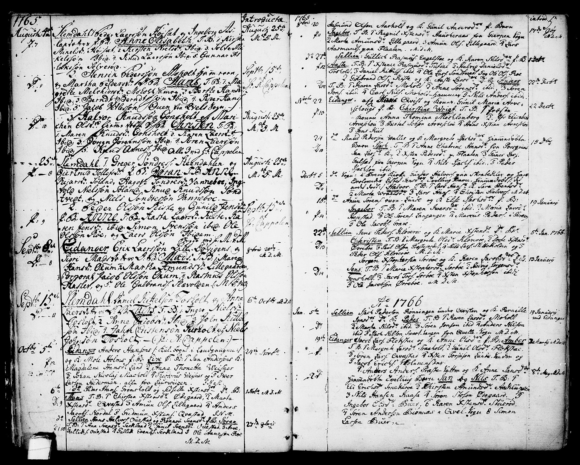Eidanger kirkebøker, AV/SAKO-A-261/F/Fa/L0006: Ministerialbok nr. 6, 1764-1814, s. 5