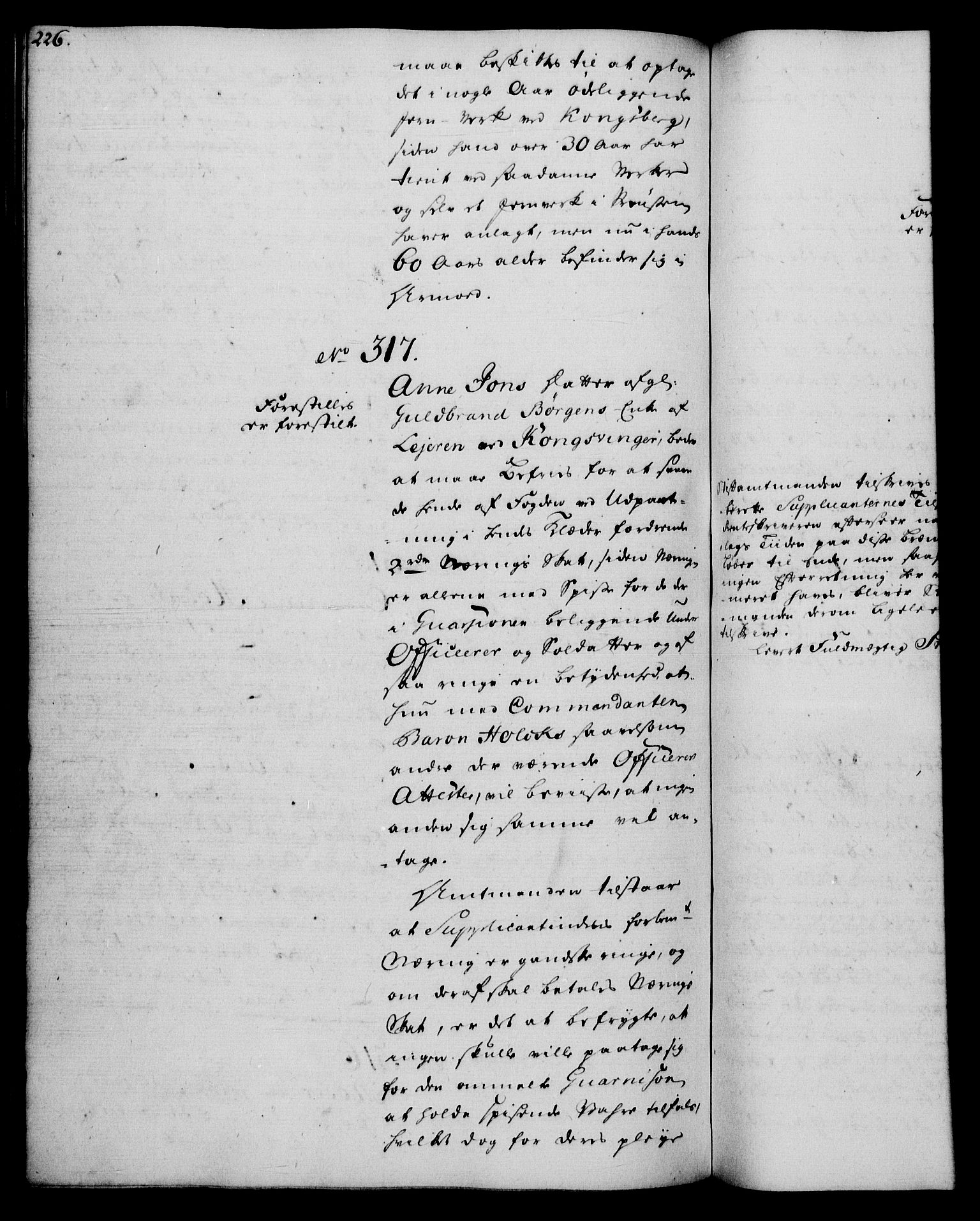 Rentekammeret, Kammerkanselliet, RA/EA-3111/G/Gh/Gha/L0034: Norsk ekstraktmemorialprotokoll (merket RK 53.79), 1756-1759, s. 226