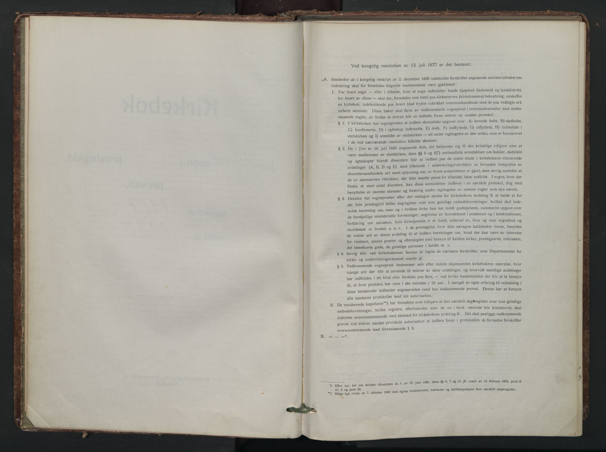 Wexel prestekontor Kirkebøker, AV/SAO-A-10879/F/L0001: Ministerialbok nr. 1, 1917-1930