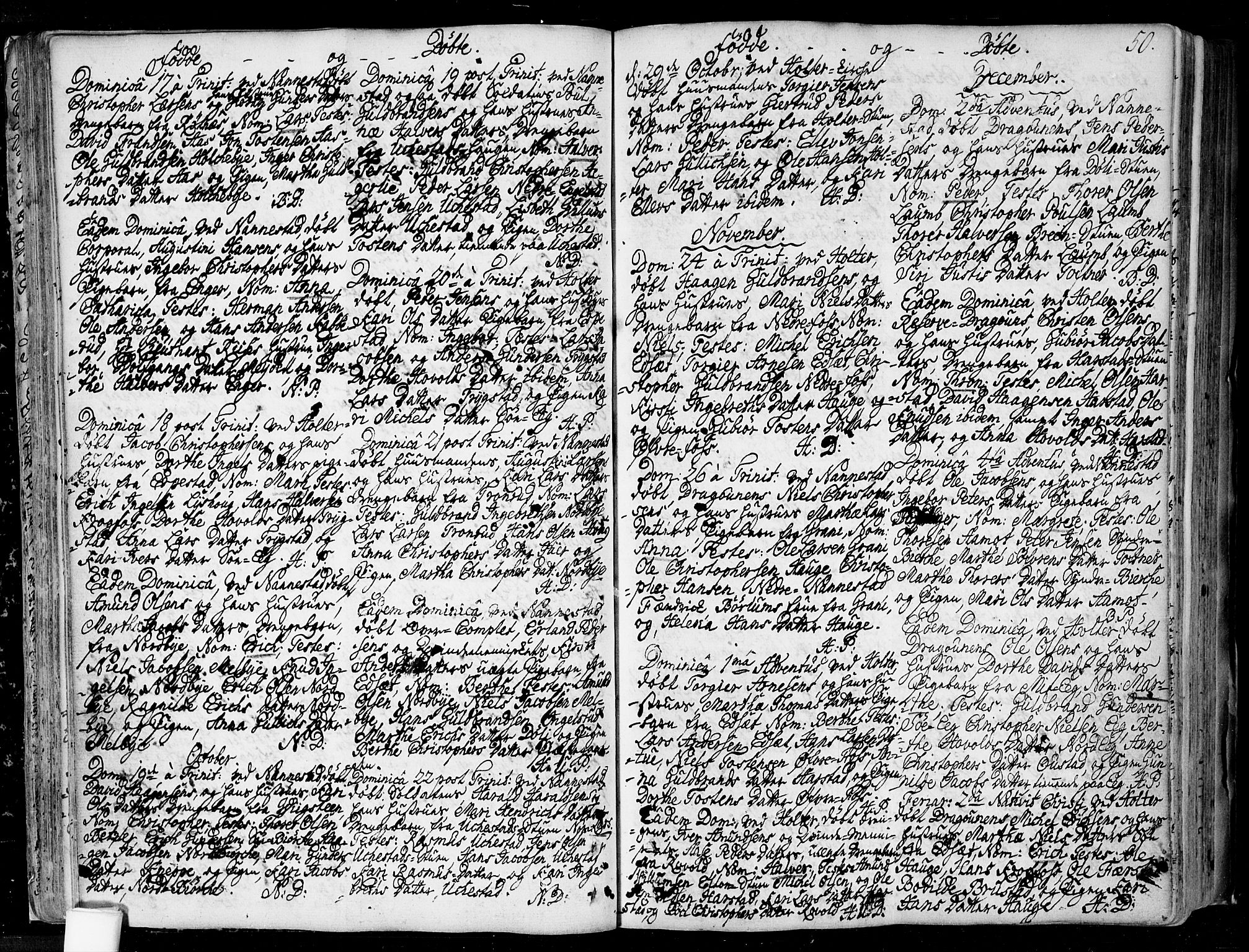 Nannestad prestekontor Kirkebøker, SAO/A-10414a/F/Fa/L0006: Ministerialbok nr. I 6, 1739-1754, s. 50