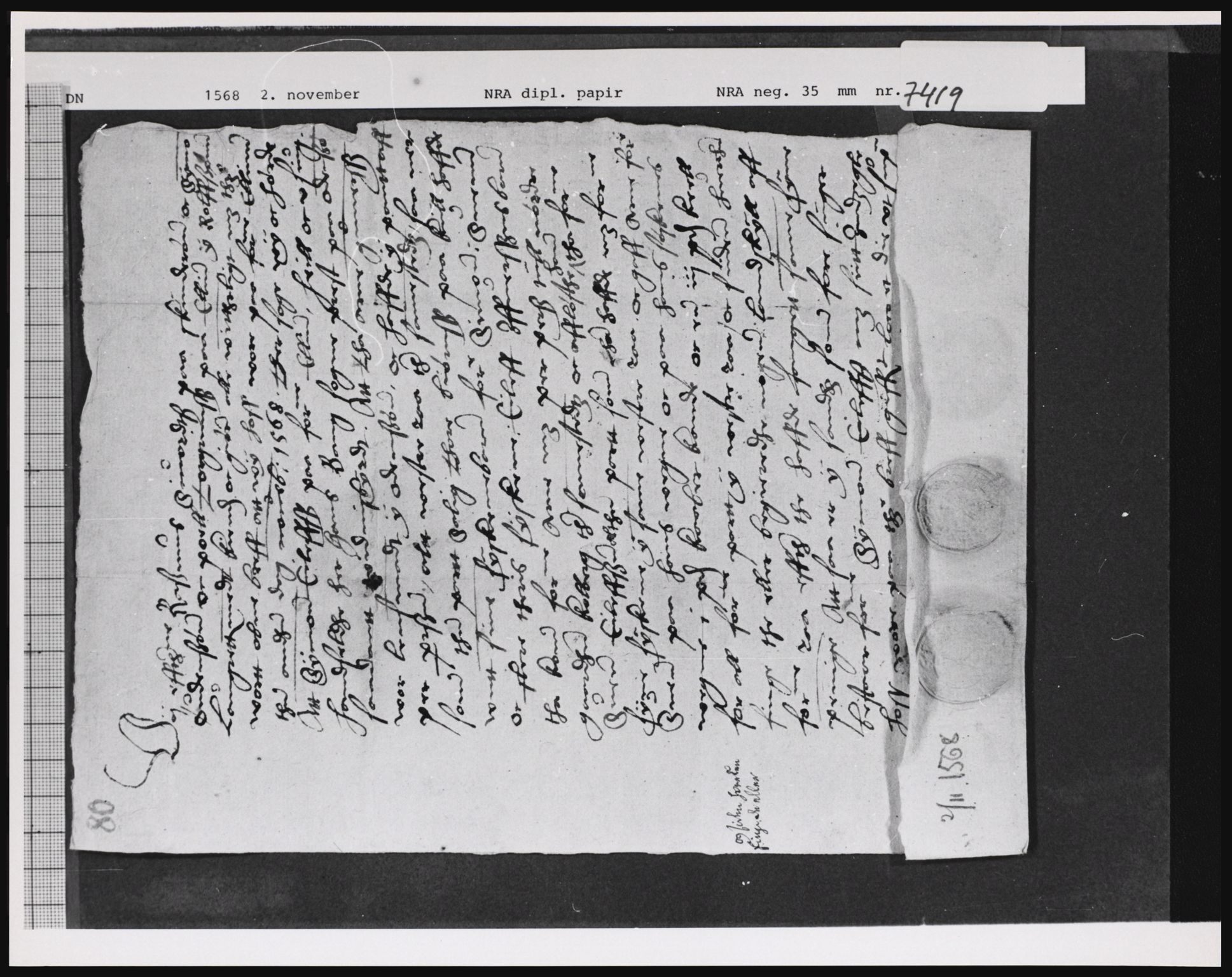 Riksarkivets diplomsamling, AV/RA-EA-5965/F02, 1395-1570, s. 1577