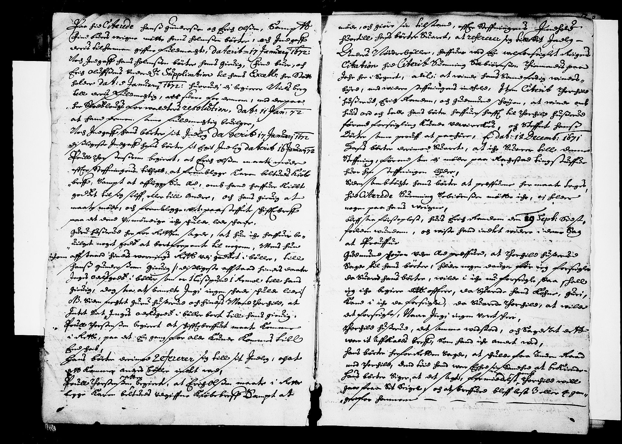 Nedre Romerike sorenskriveri, SAO/A-10469/F/Fb/L0006: Tingbok, 1672, s. 1b-2a