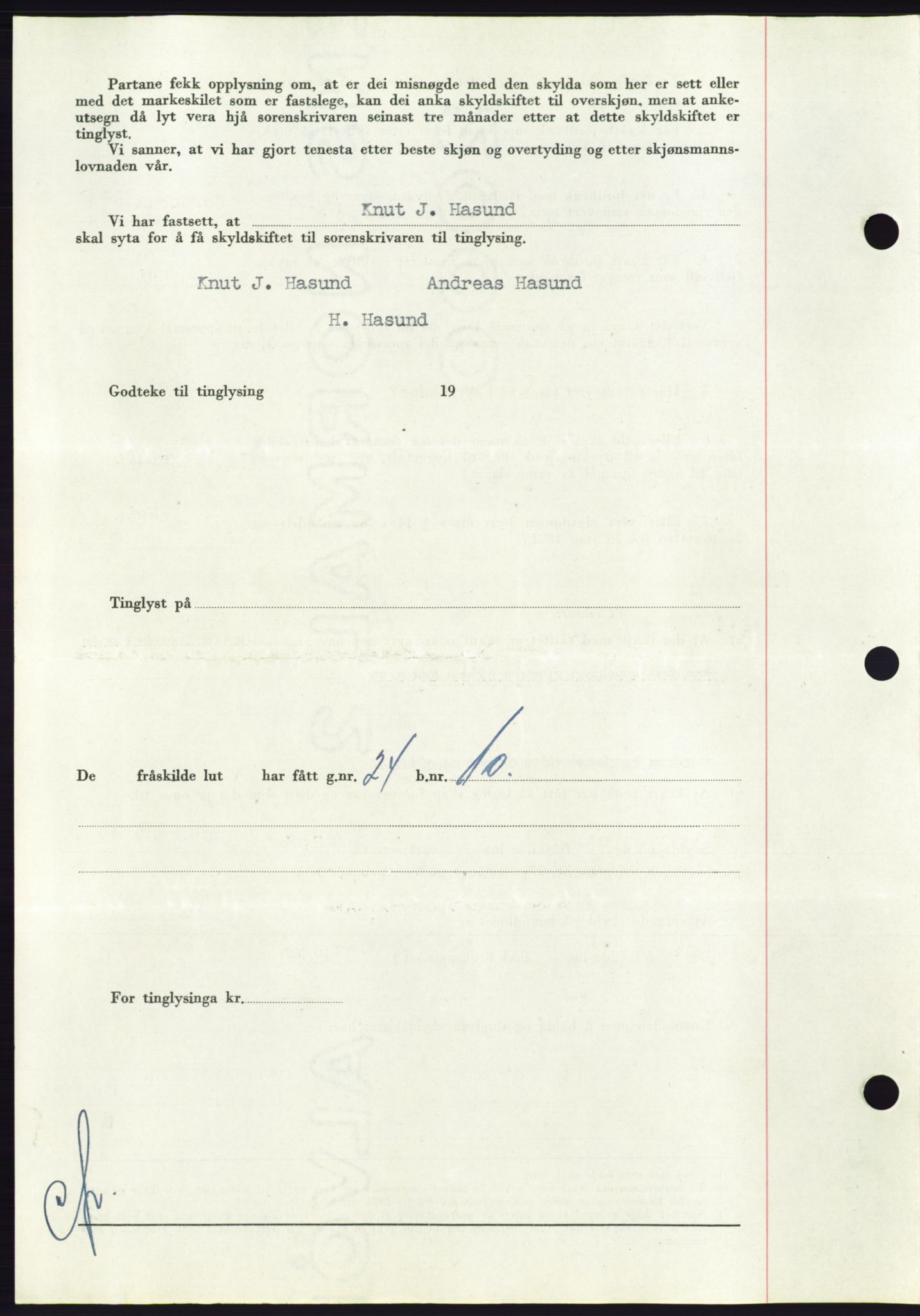 Søre Sunnmøre sorenskriveri, AV/SAT-A-4122/1/2/2C/L0086: Pantebok nr. 12A, 1949-1950, Dagboknr: 805/1950