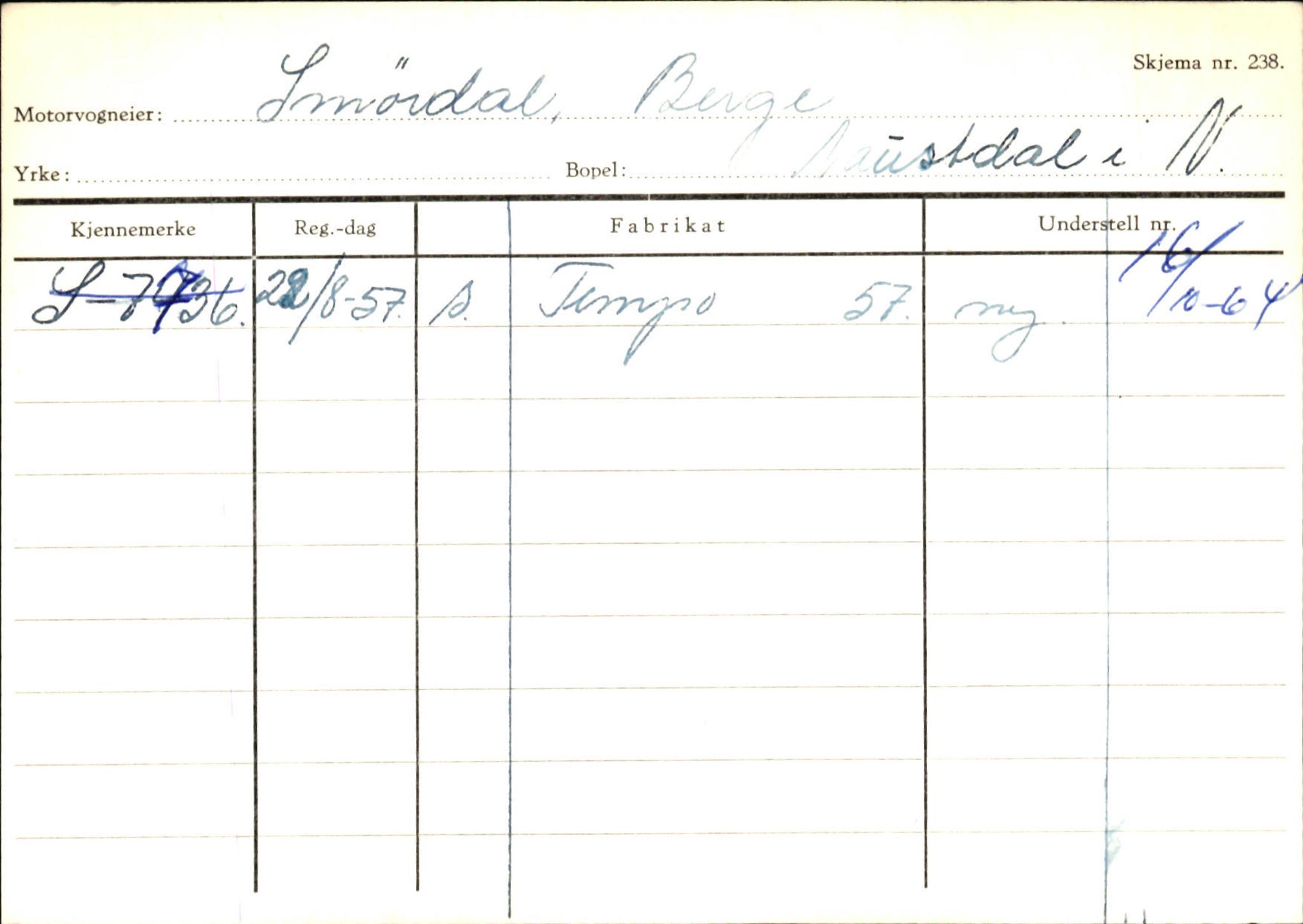 Statens vegvesen, Sogn og Fjordane vegkontor, AV/SAB-A-5301/4/F/L0129: Eigarregistrer Eid A-S, 1945-1975, s. 2493