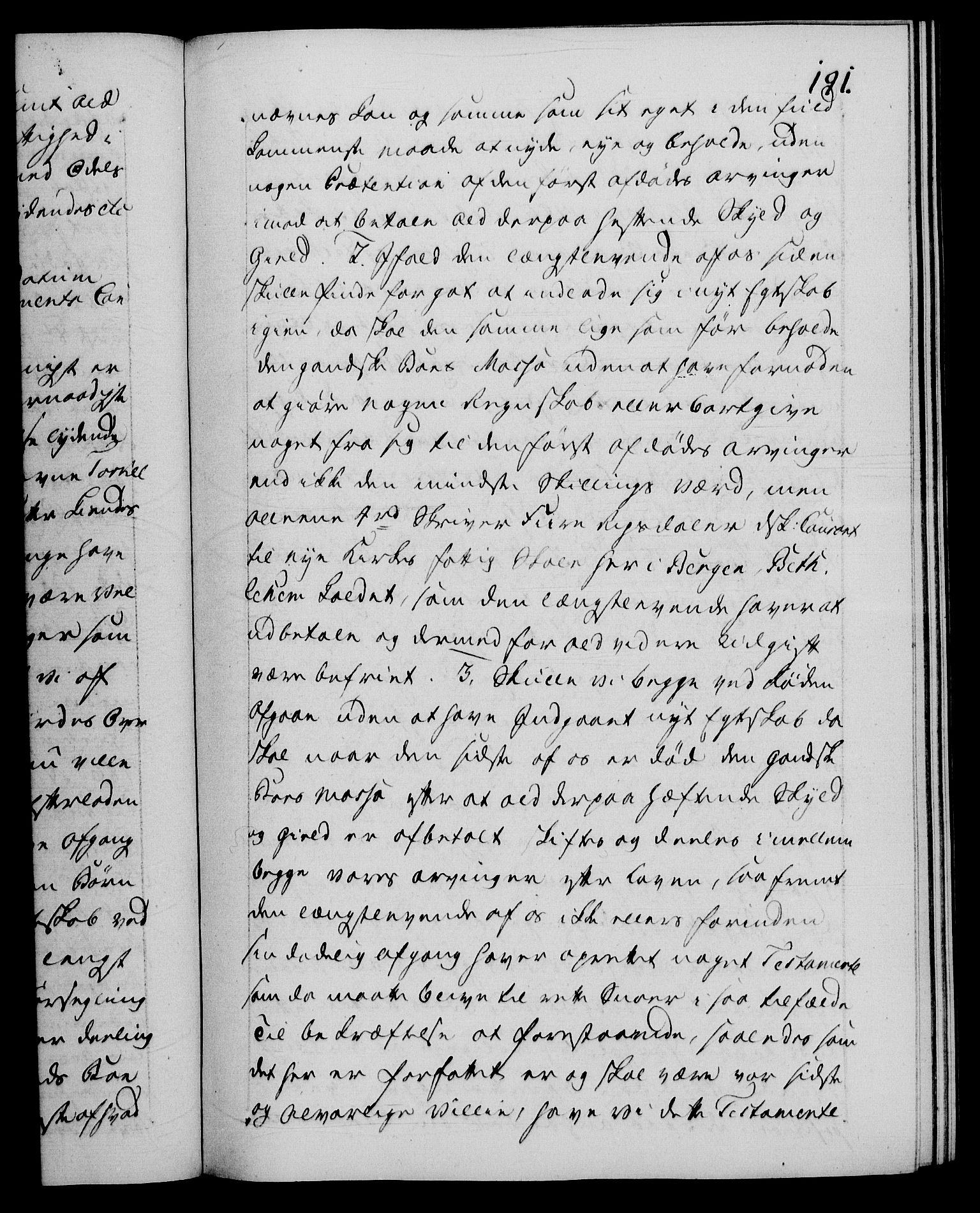 Danske Kanselli 1572-1799, AV/RA-EA-3023/F/Fc/Fca/Fcaa/L0051: Norske registre, 1786-1787, s. 191a