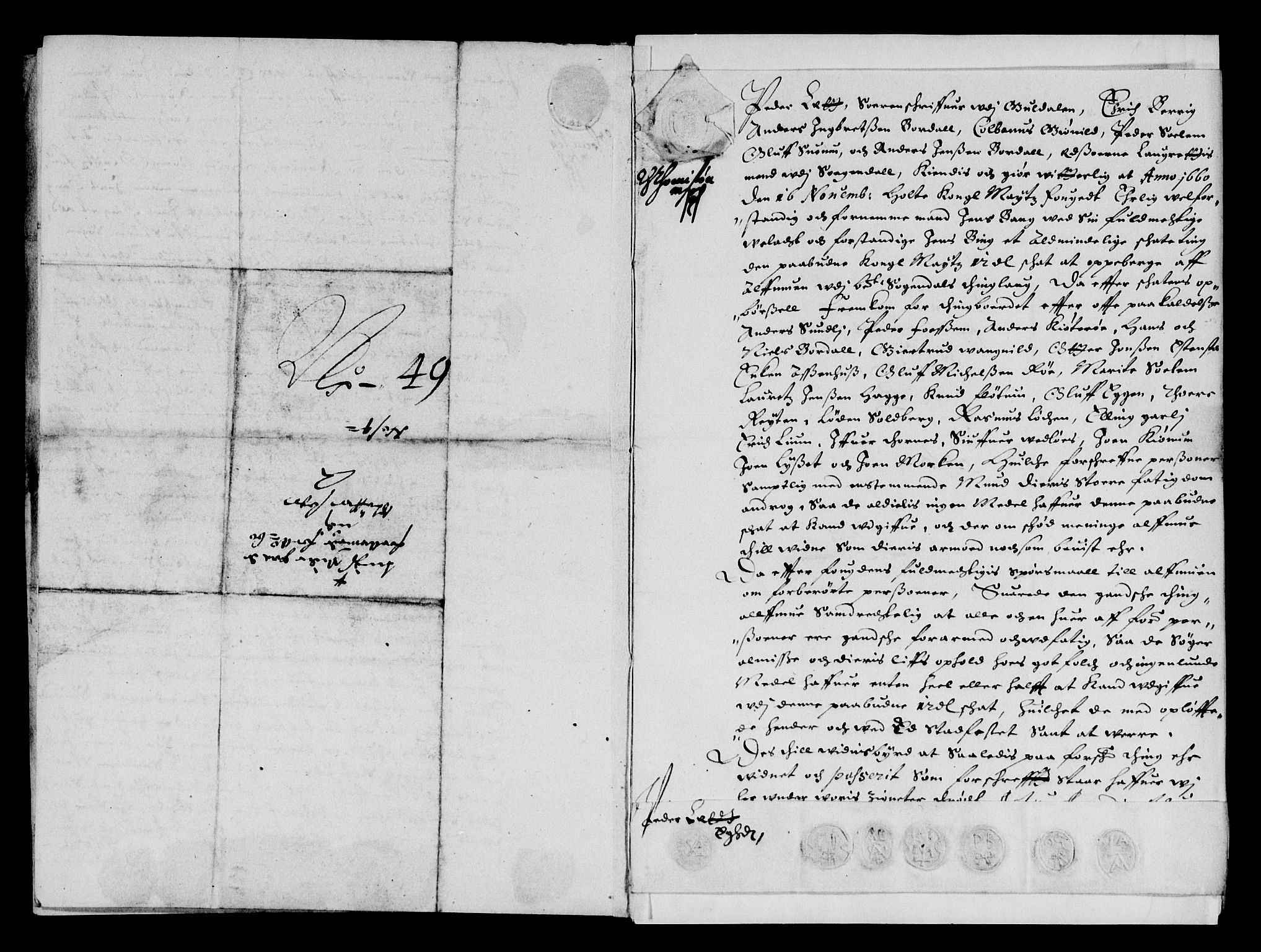 Rentekammeret inntil 1814, Reviderte regnskaper, Lensregnskaper, AV/RA-EA-5023/R/Rb/Rbw/L0143: Trondheim len, 1660-1661