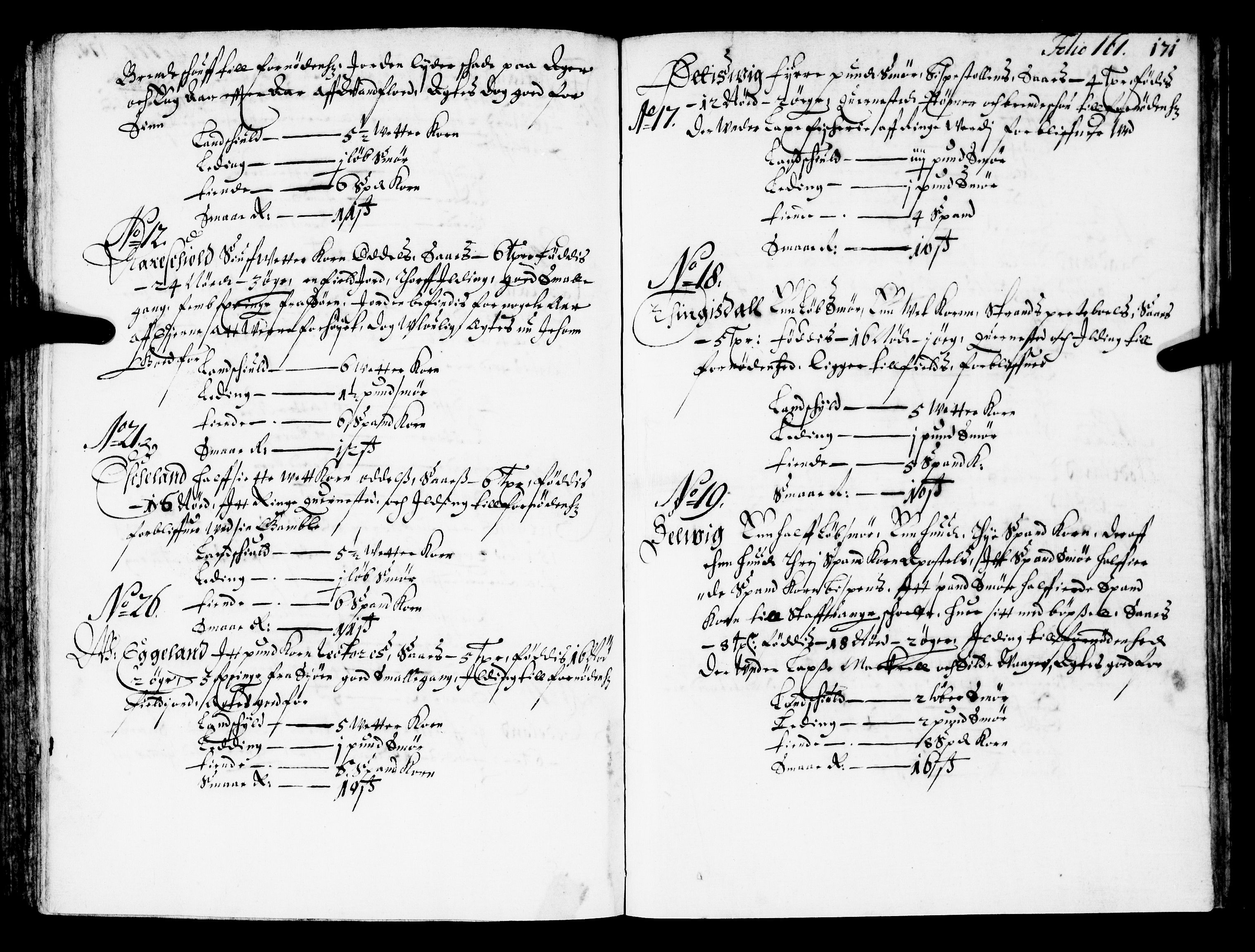 Rentekammeret inntil 1814, Realistisk ordnet avdeling, AV/RA-EA-4070/N/Nb/Nba/L0033: Ryfylke fogderi, 1668, s. 160b-161a